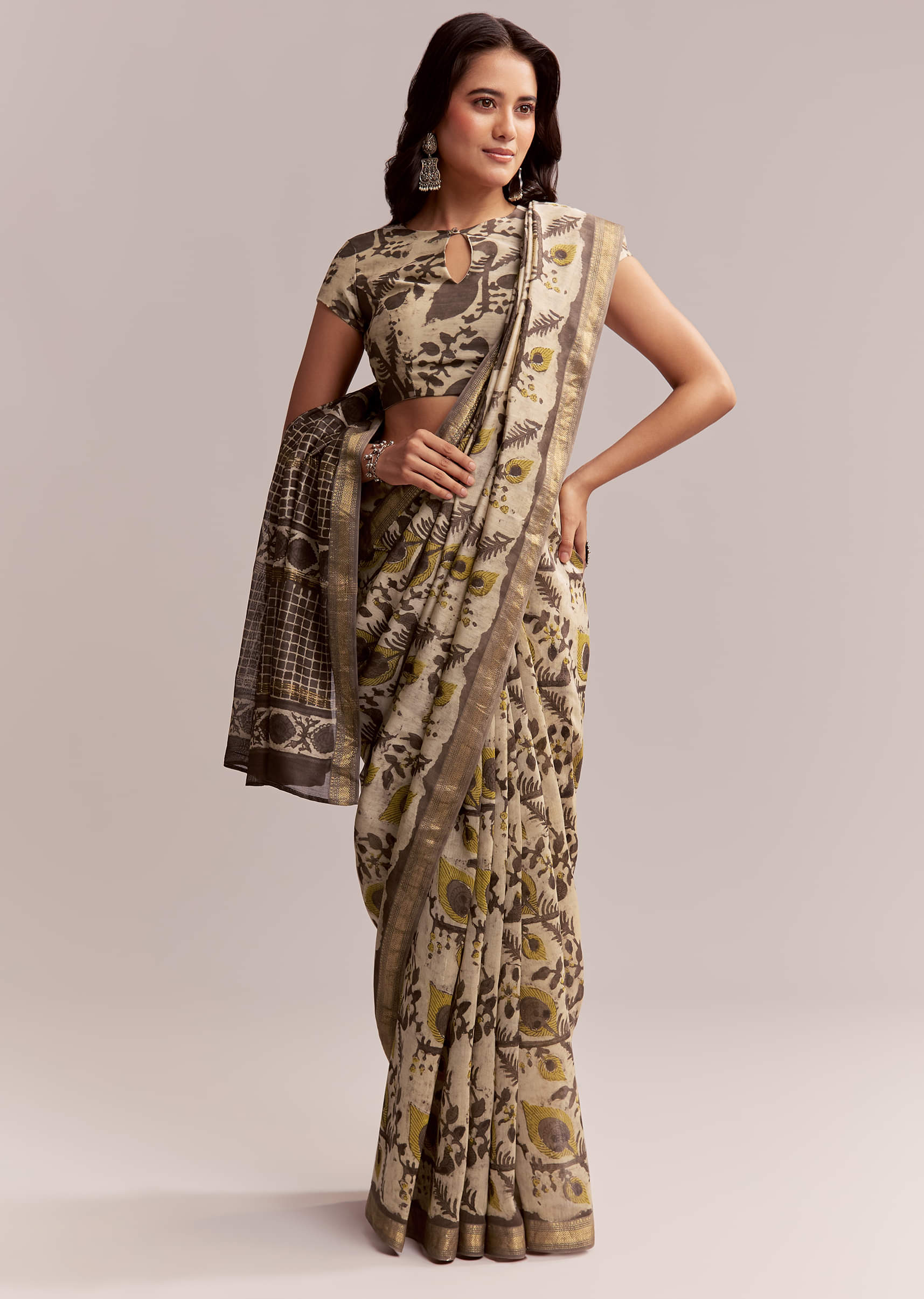 beige-linen-printed-saree-with-hand-block-ajrakh-print-sg314788-1.jpg
