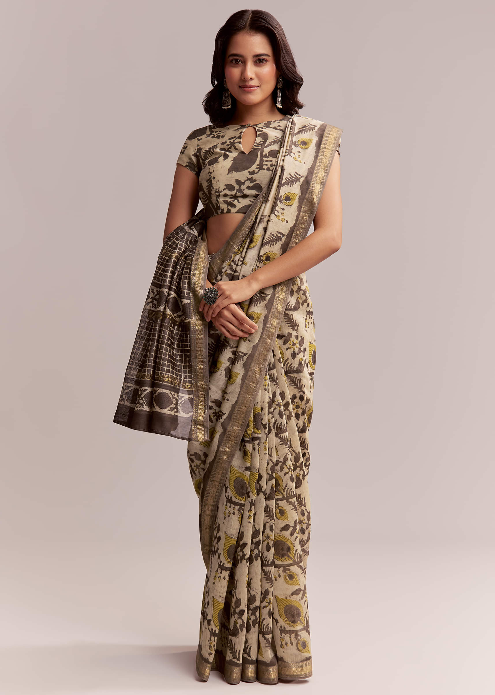 beige-linen-printed-saree-with-hand-block-ajrakh-print-sg314788-3.jpg