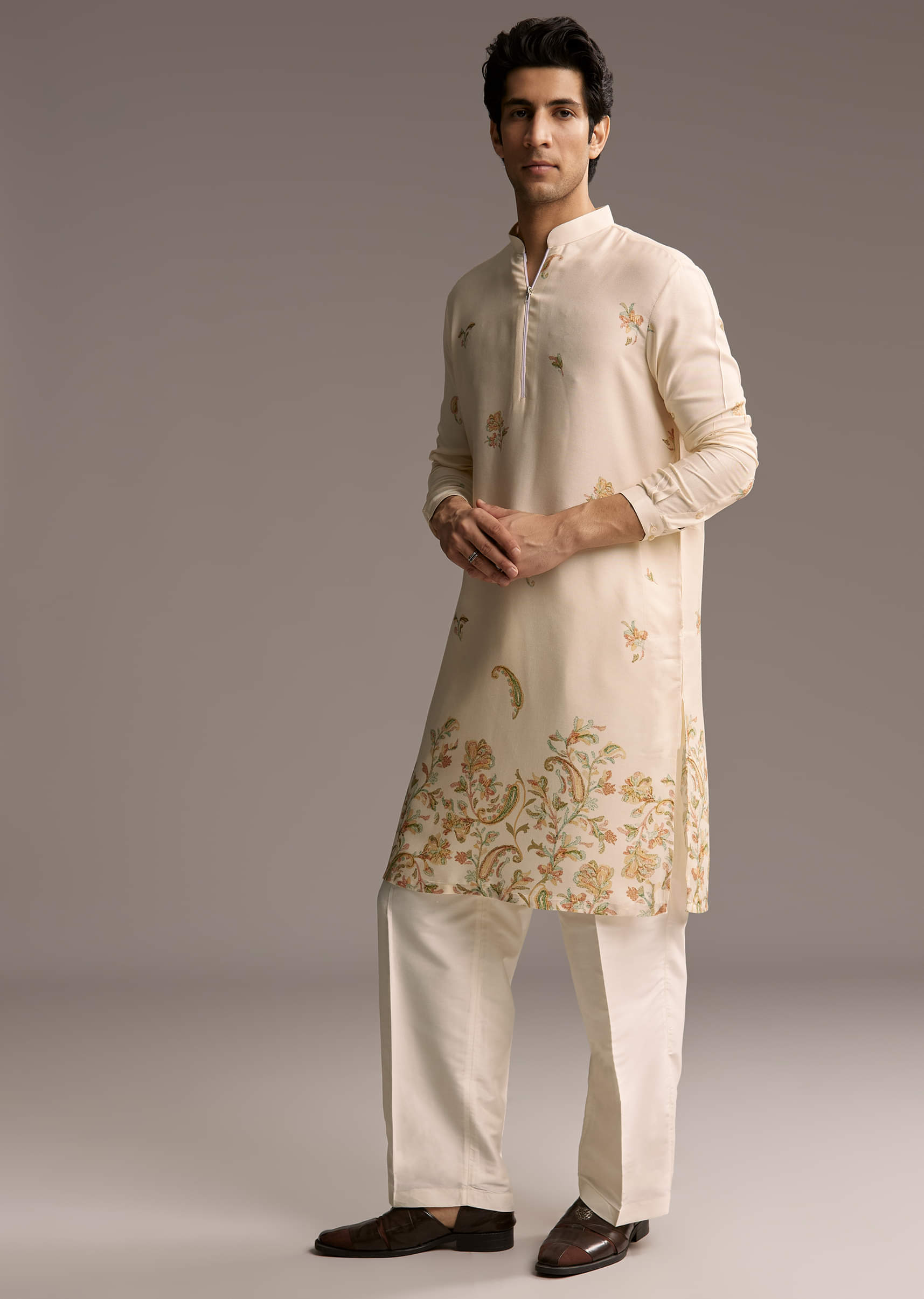 beige-modal-printed-kurta-set-for-men-sg322148-3.jpg