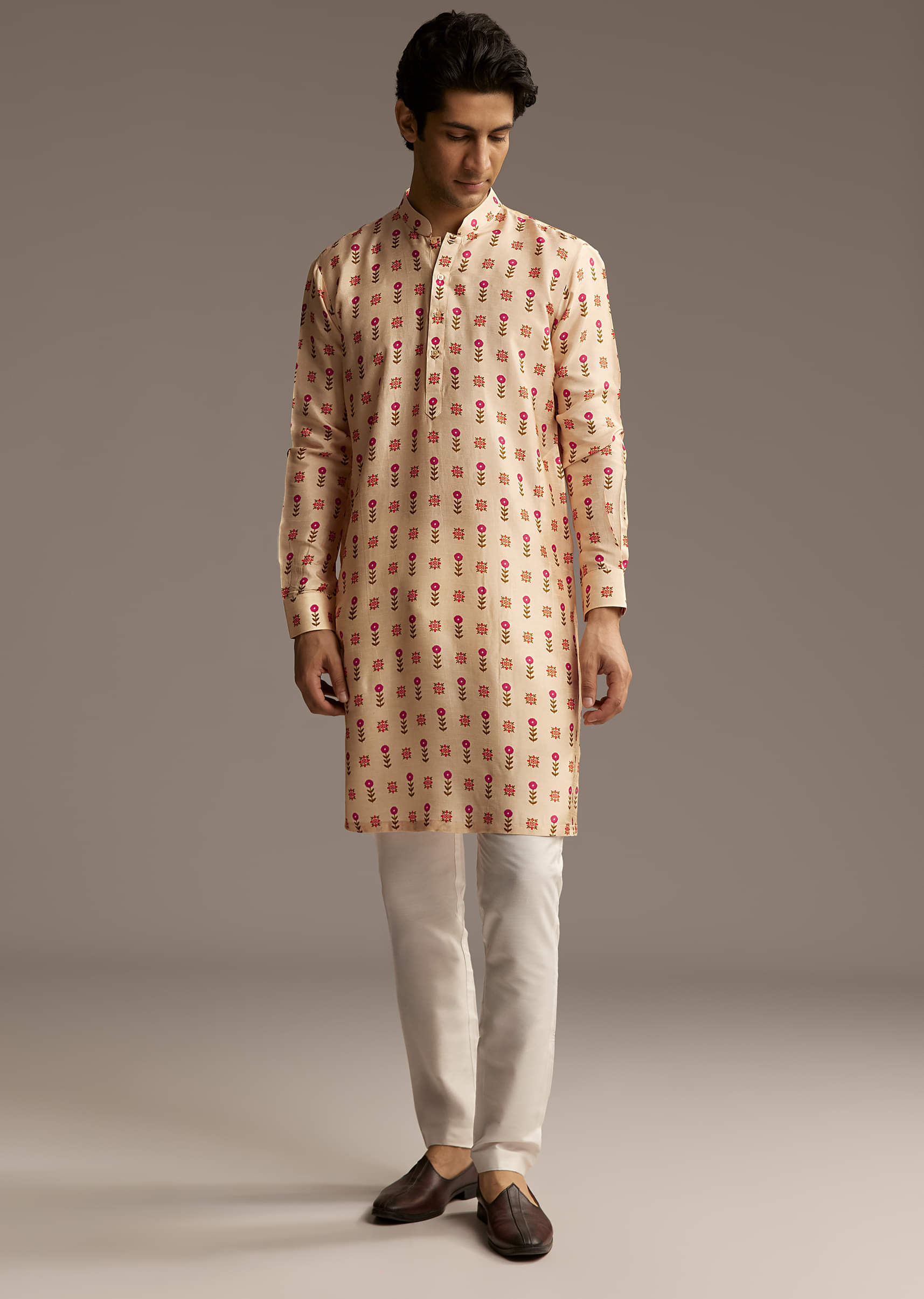 beige-silk-designer-kurta-for-men-with-floral-print-sg322532-4.jpg