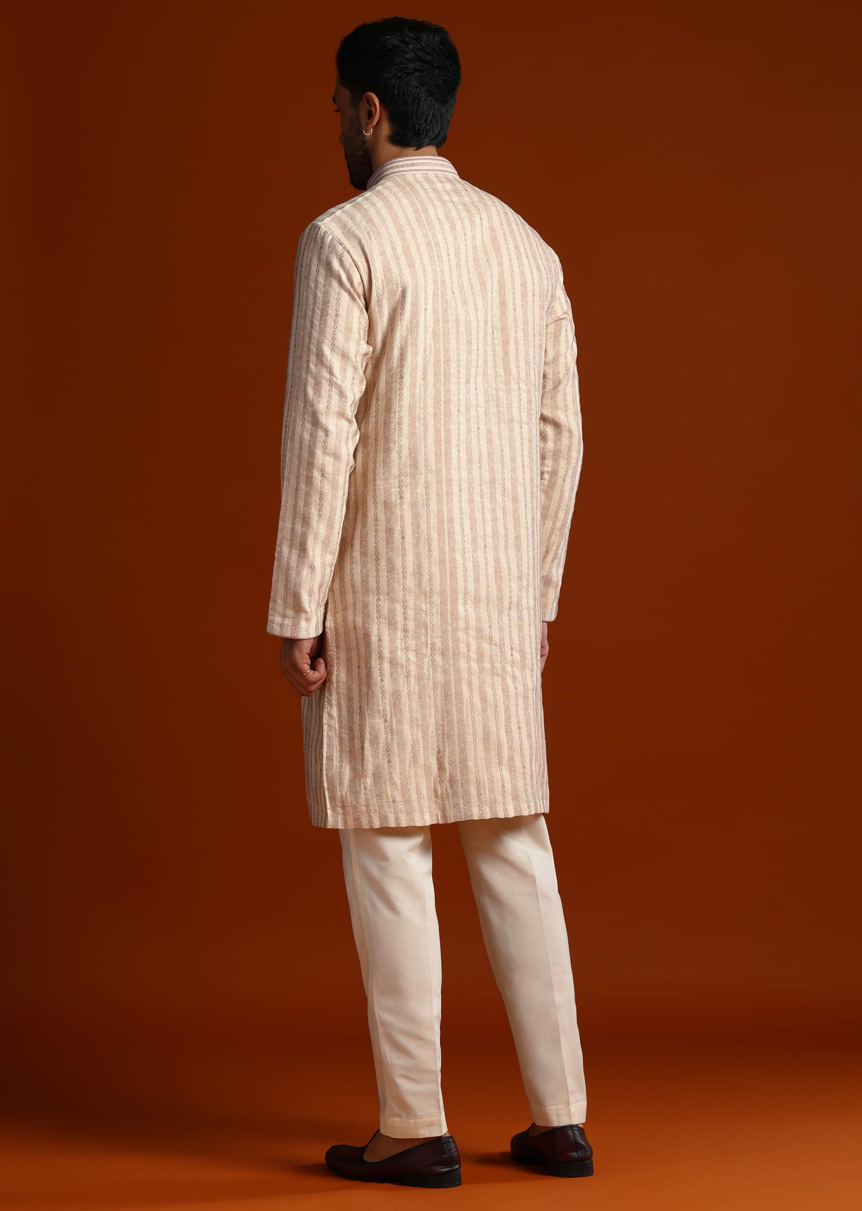 beige-silk-jacquard-kurta-set-for-men-with-printed-stripes-sg321444-5.jpg