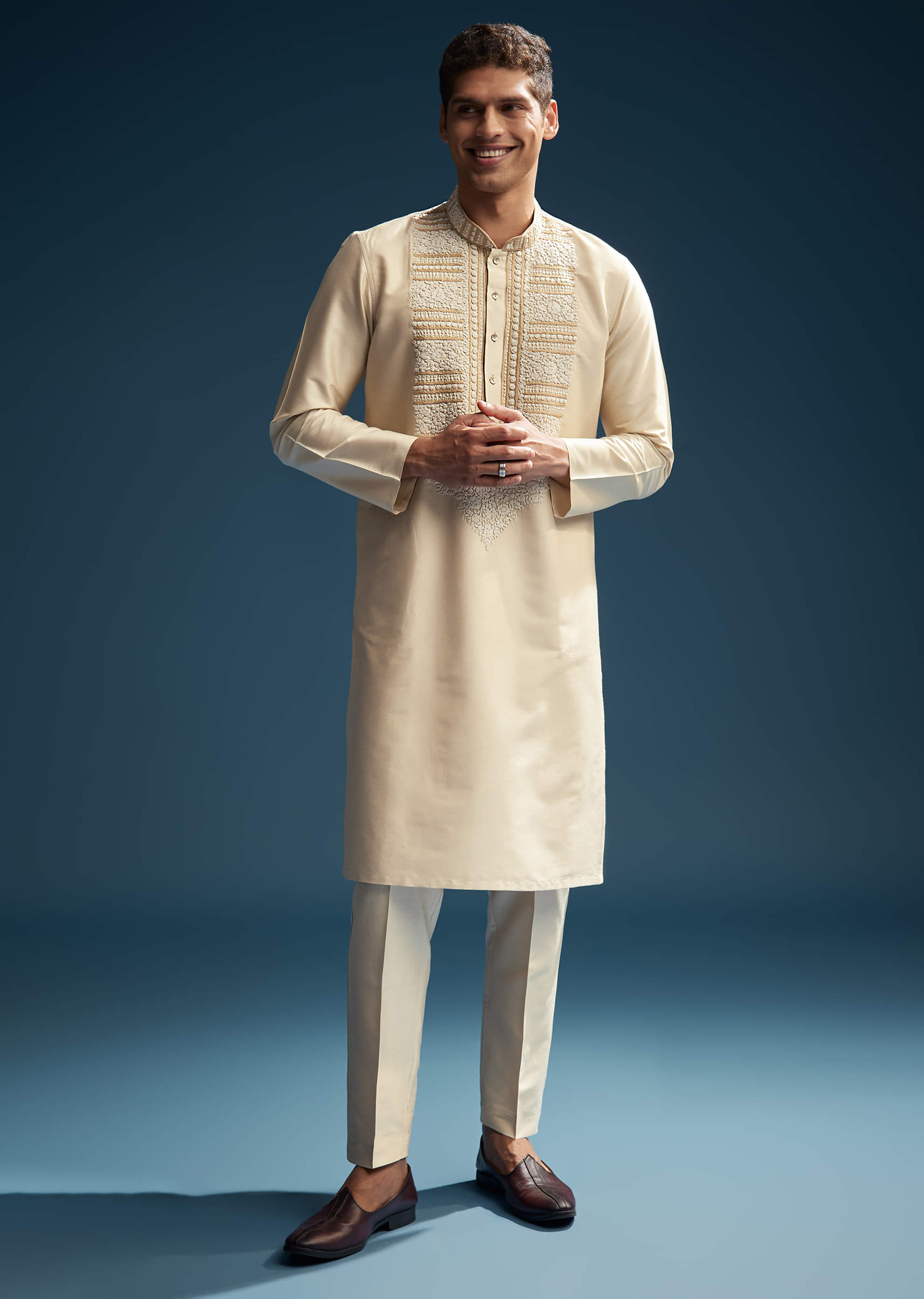 beige-silk-kurta-set-for-men-with-kashmiri-hand-work-sg325920-2.jpg