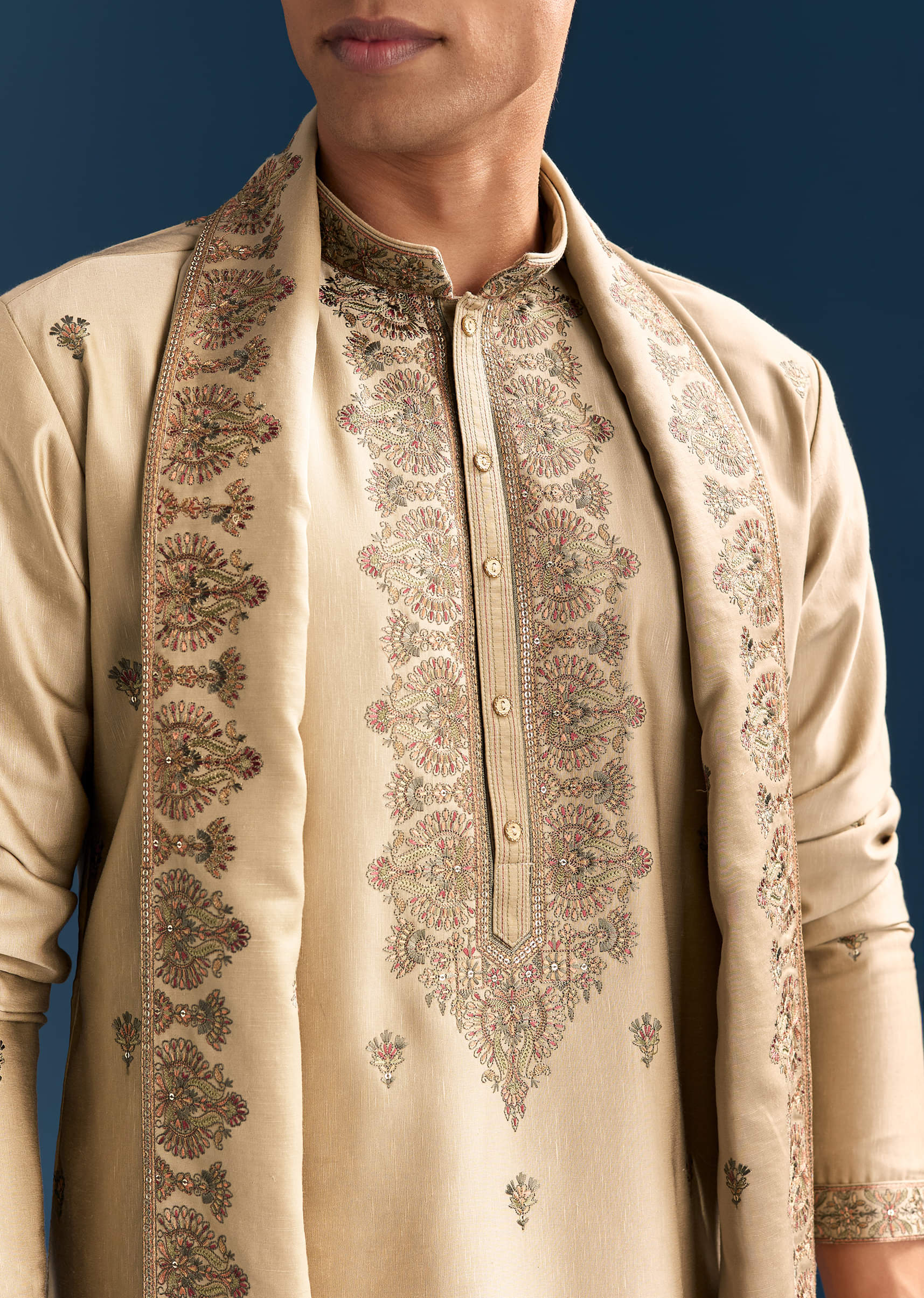 beige-silk-kurta-set-for-men-with-thread-embroidery-sg330070-1.jpg