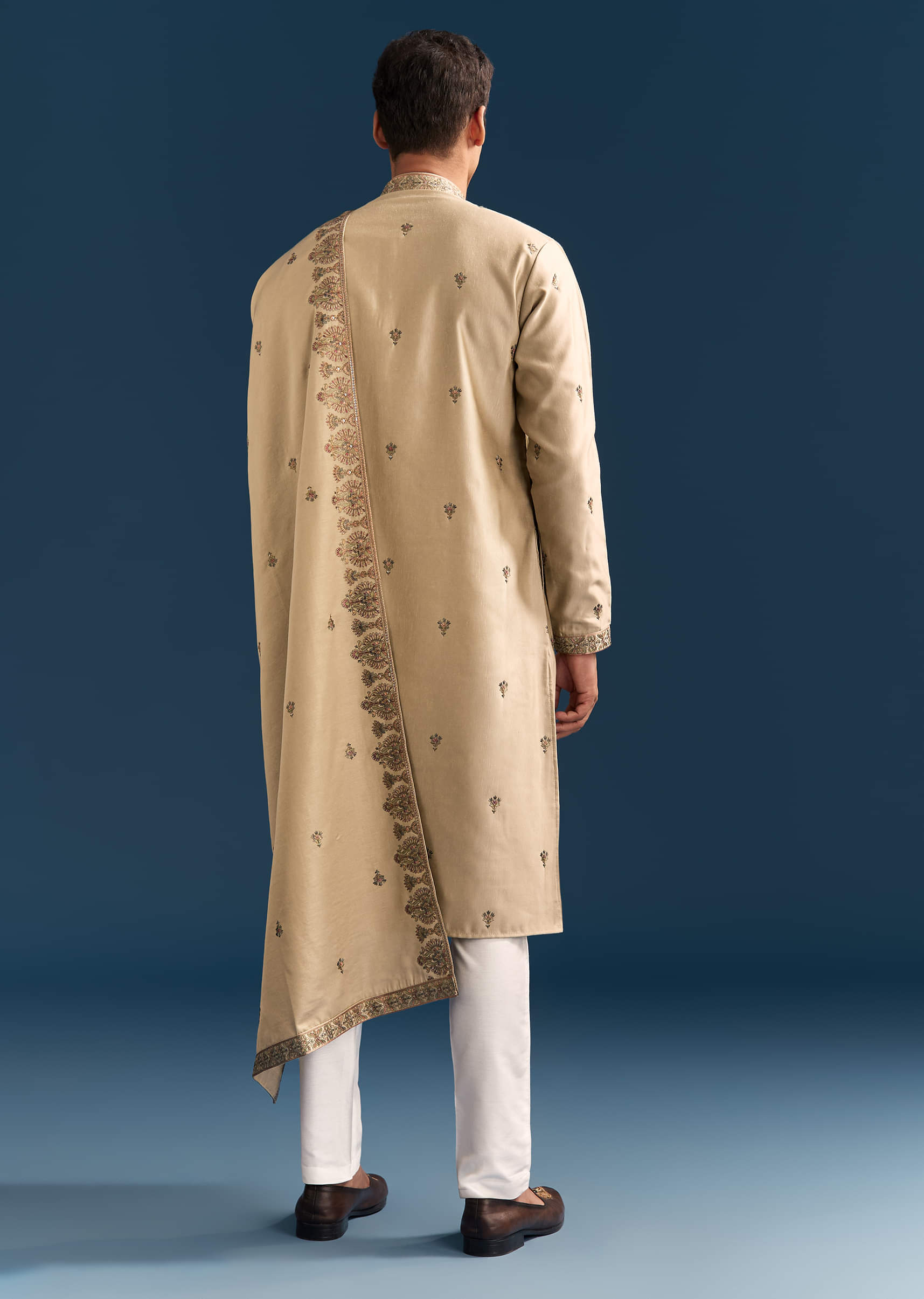 beige-silk-kurta-set-for-men-with-thread-embroidery-sg330070-5.jpg