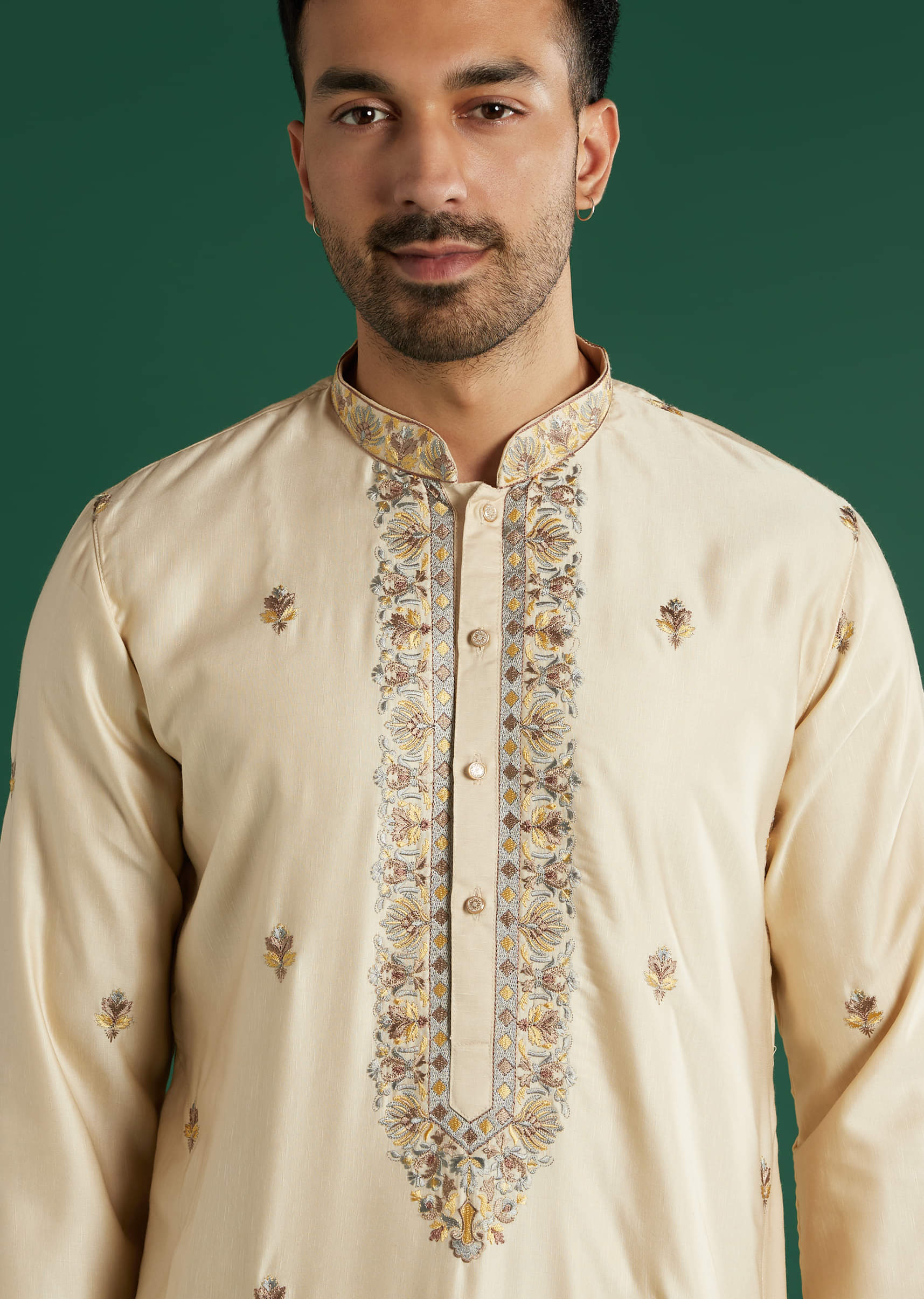 beige-silk-kurta-set-for-men-with-thread-work-and-floral-dupatta-sg364093-2.jpg