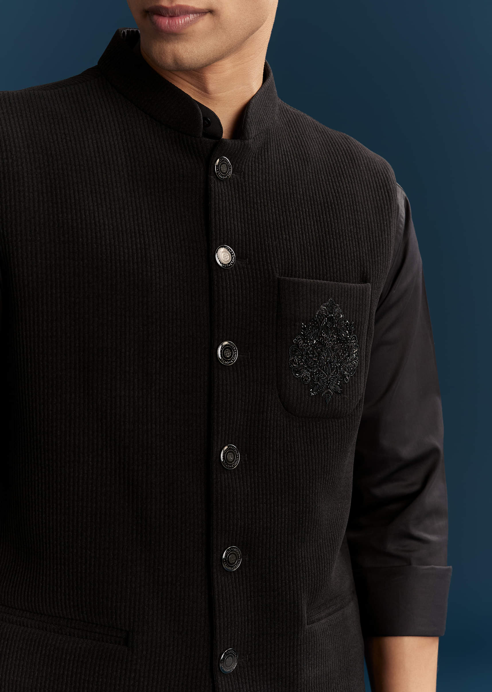 black-corduroy-kurta-jacket-set-for-men-with-embroidery-sg333140-2.jpg