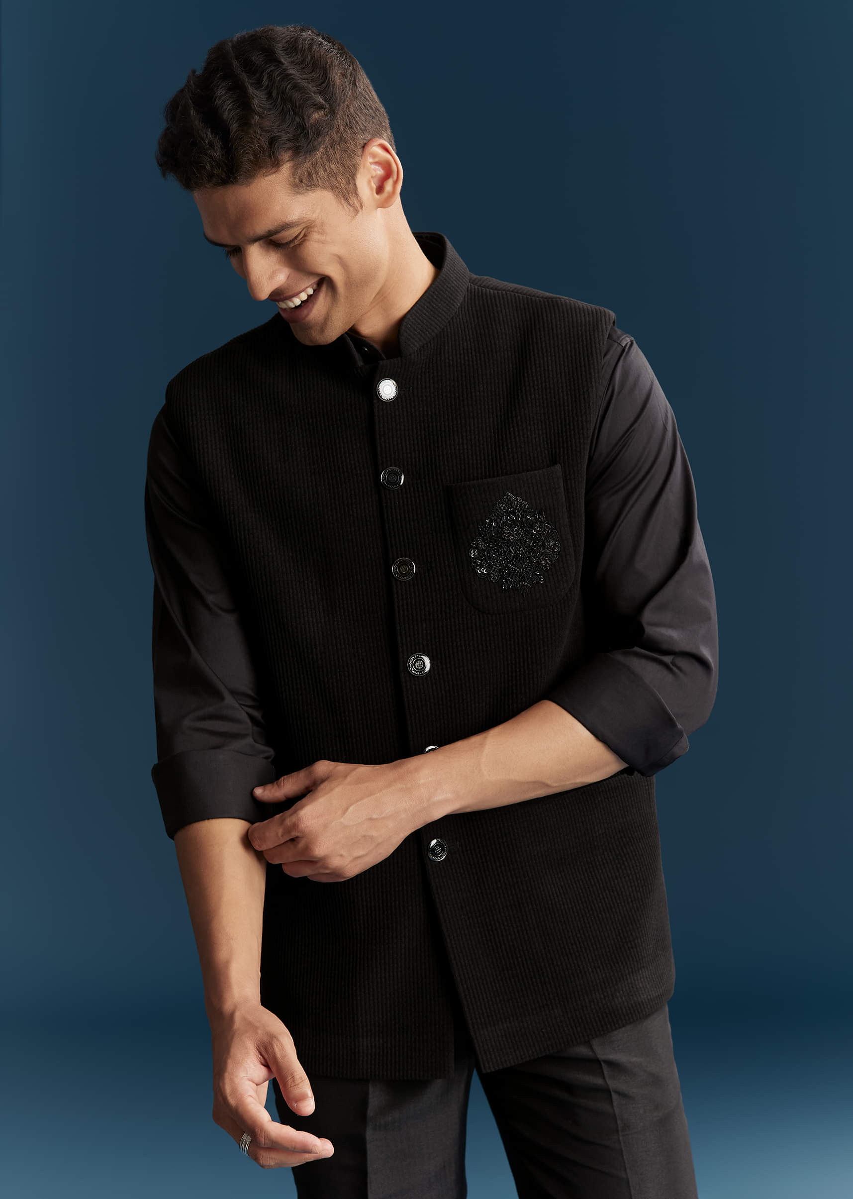 black-corduroy-kurta-jacket-set-for-men-with-embroidery-sg333140-4.jpg