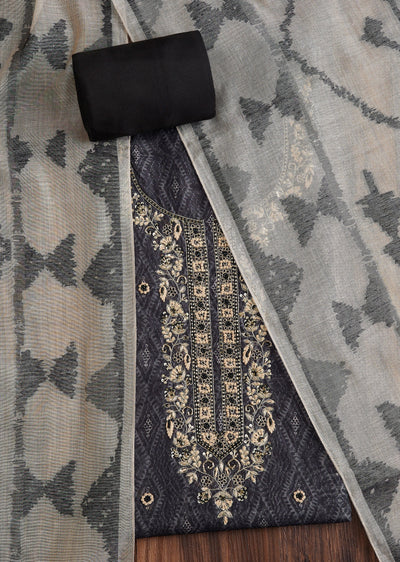 Black Cotton Suit