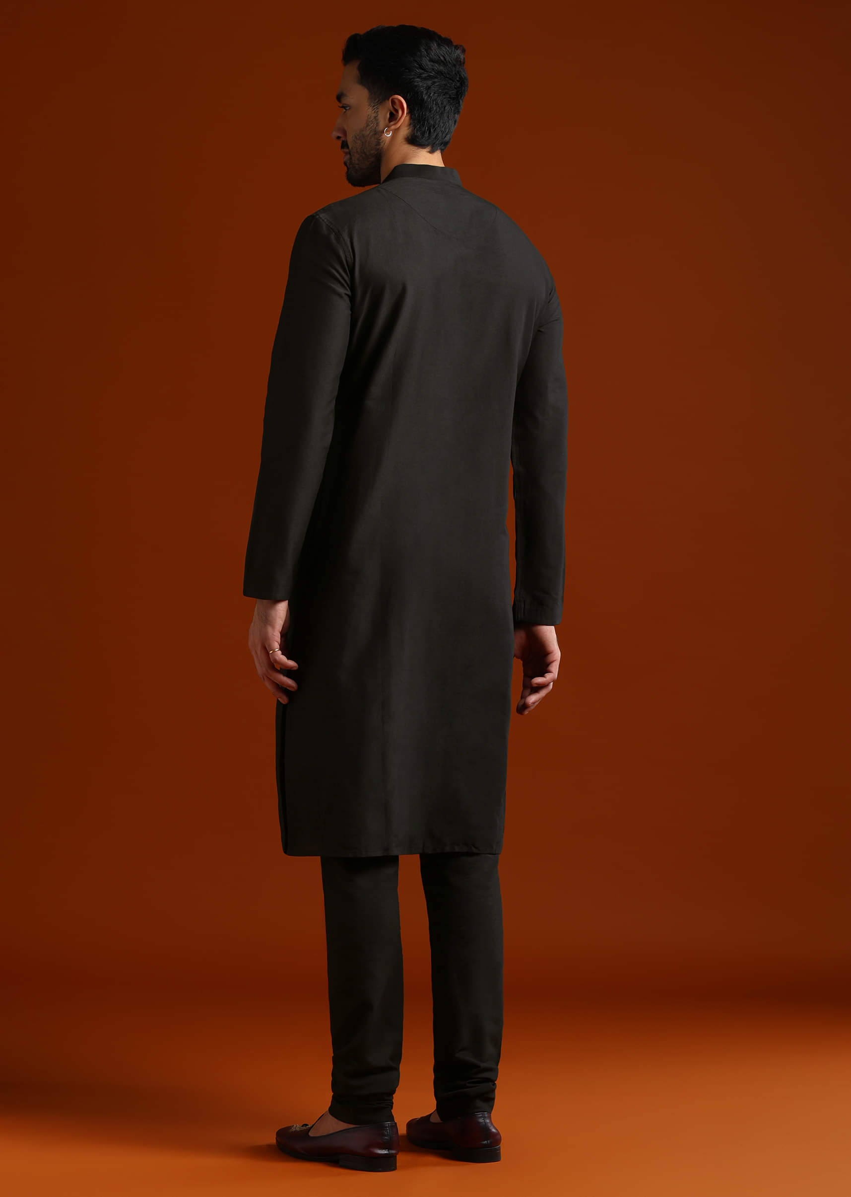 black-kurta-set-for-men-with-pintucks-sg328935-5.jpg