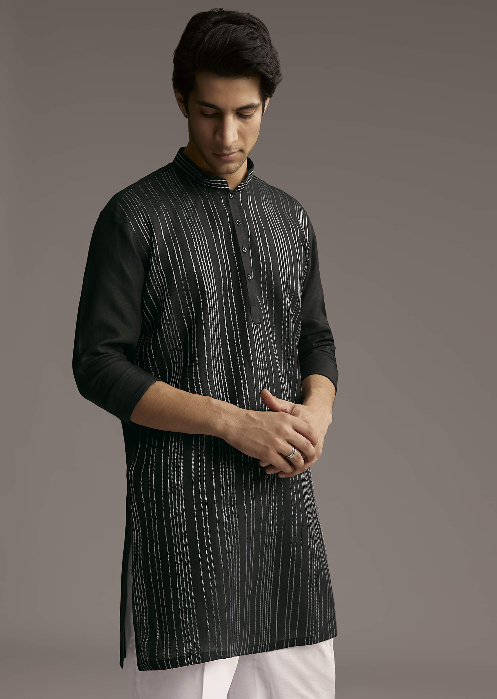 black-linen-kurta-set-for-men-with-resham-embroidery-sg321732-4.jpg