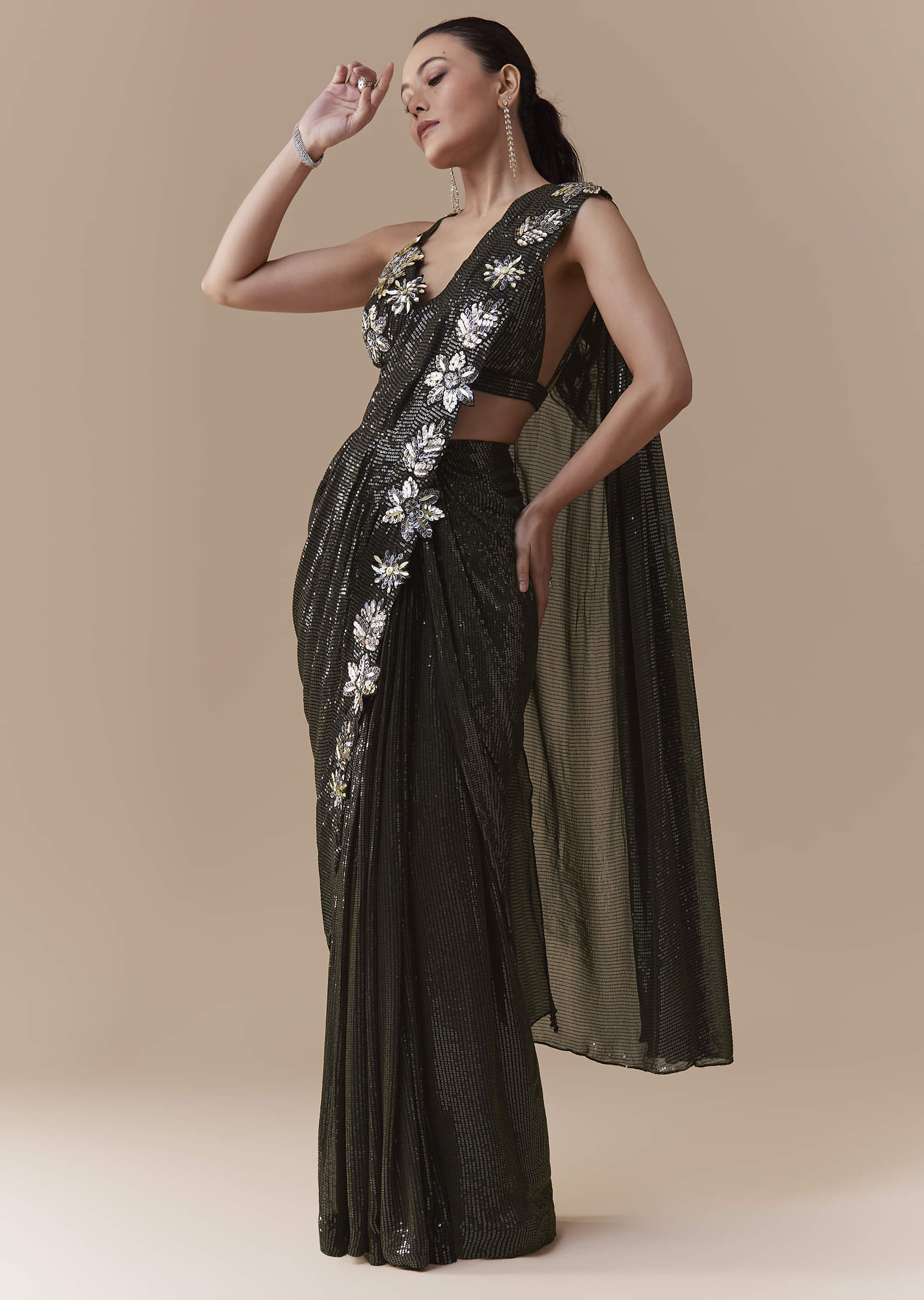 black-ready-pleated-georgette-saree-with-sequin-wor-blouse-sg325489-3.jpg