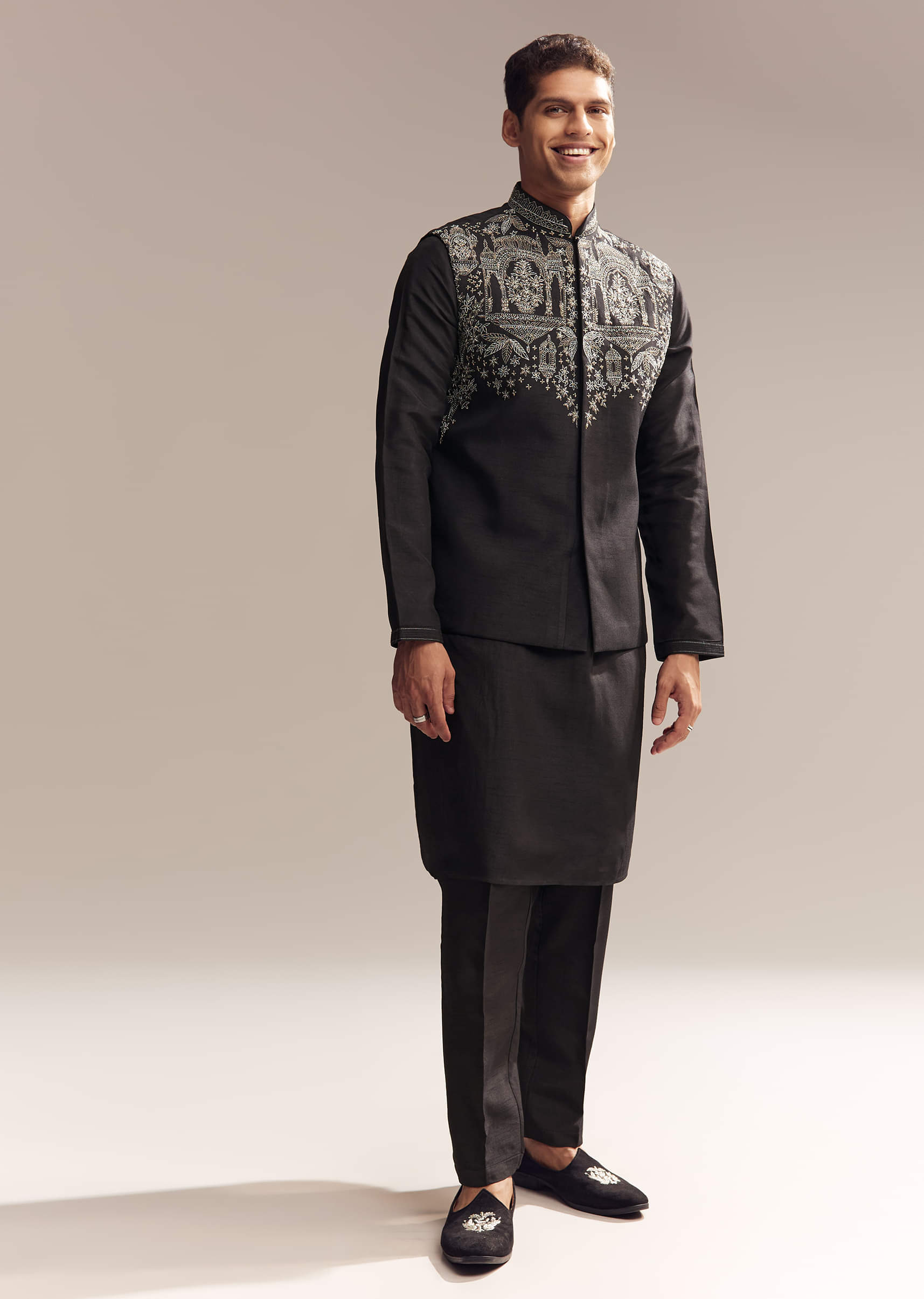 black-silk-kurta-jacket-set-for-men-with-zari-cut-work-sg330374-3.jpg