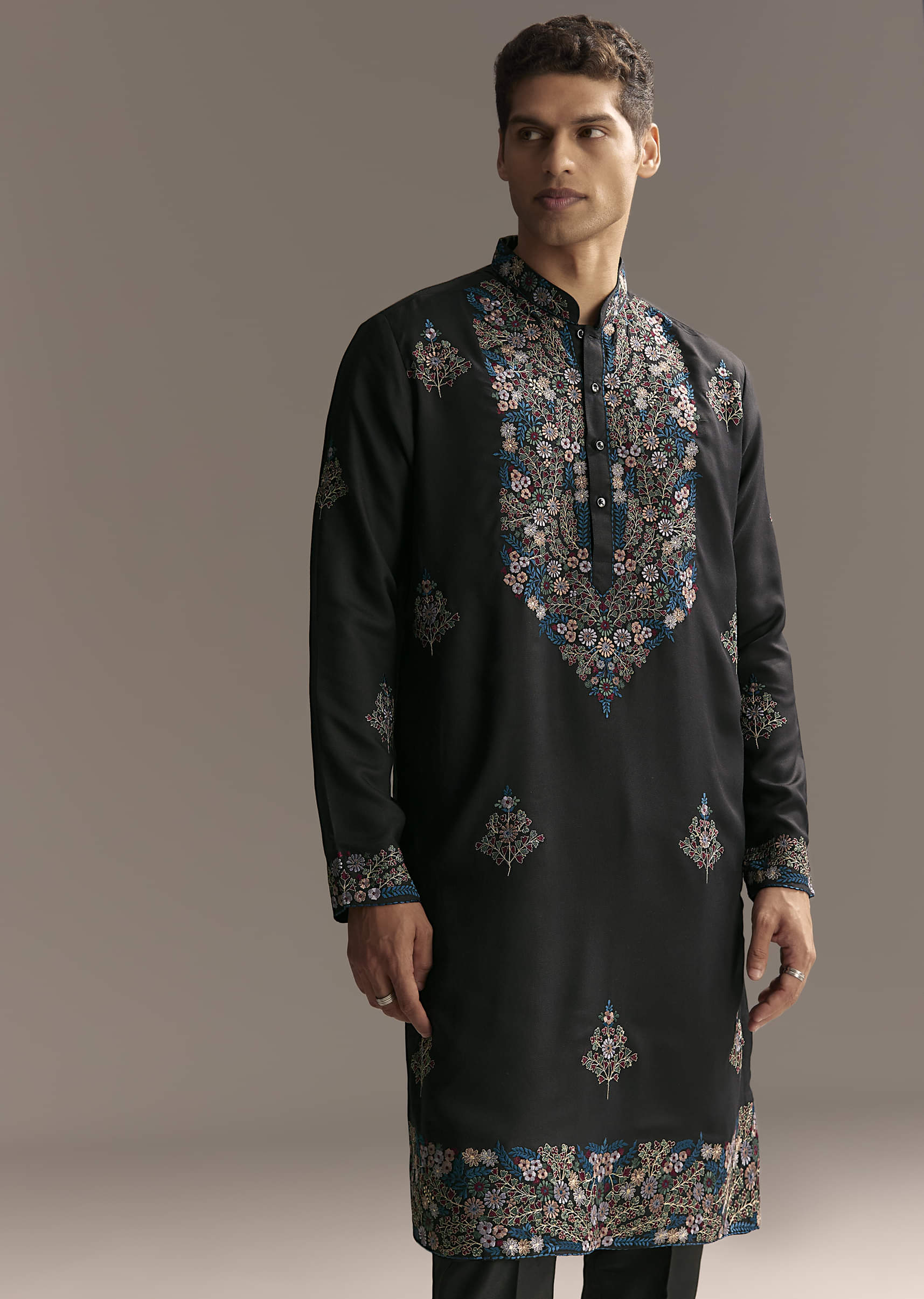 black_modal_kurta_set_for_men_with_floral_resham-sg322100-1-nosto_4.jpg