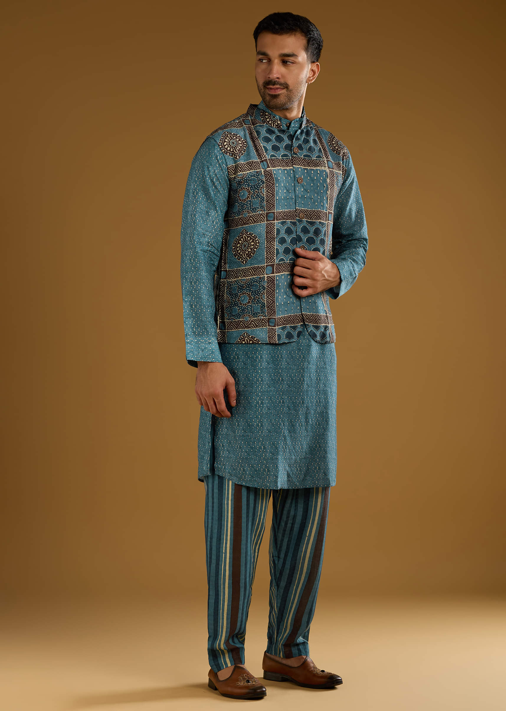 blue-linen-kurta-jacket-set-for-men-with-hand-block-ajrakh-print-sg359220-1.jpg