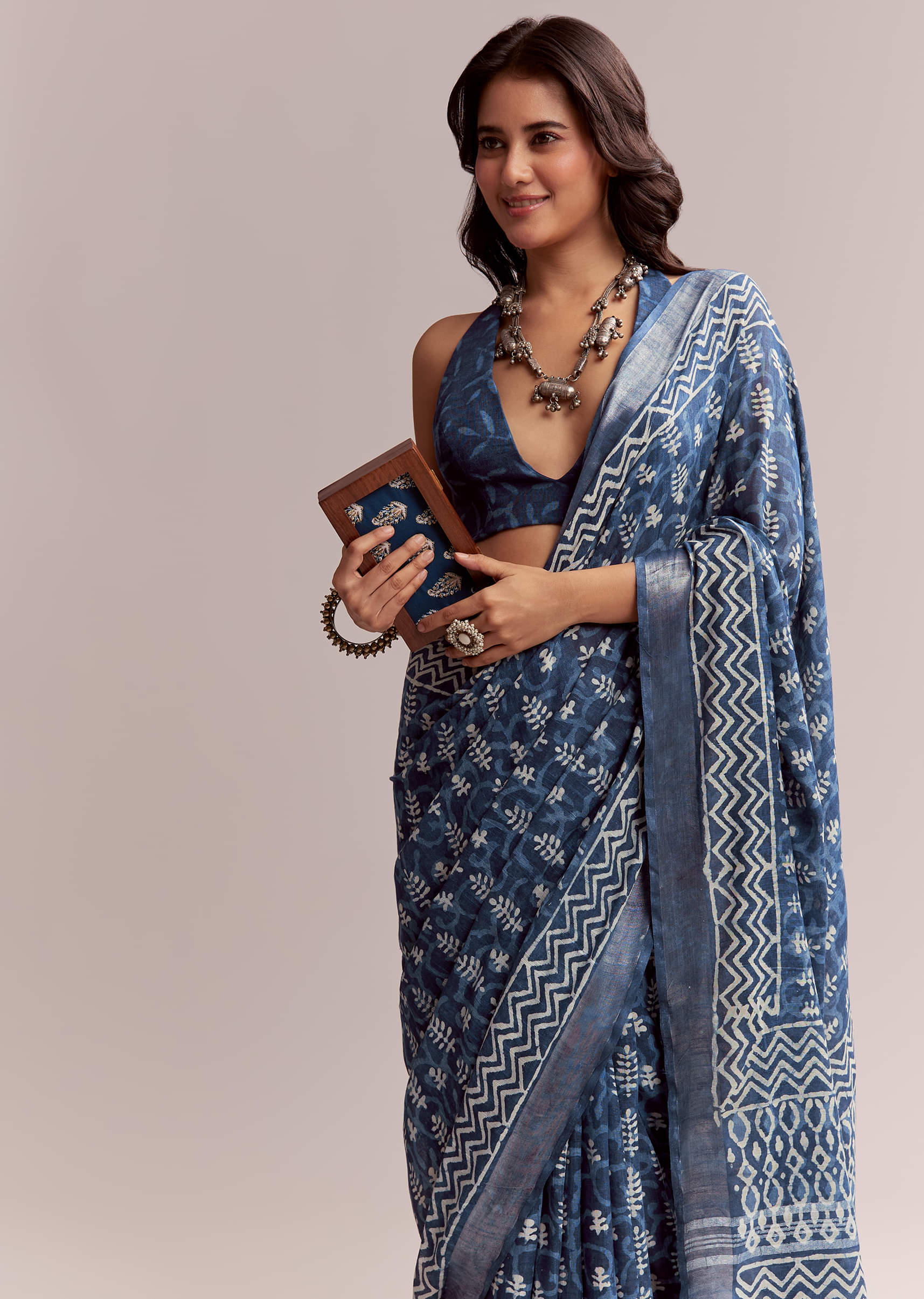 blue-linen-printed-saree-with-heritage-ajrakh-leaf-print-sg311986-5.jpg