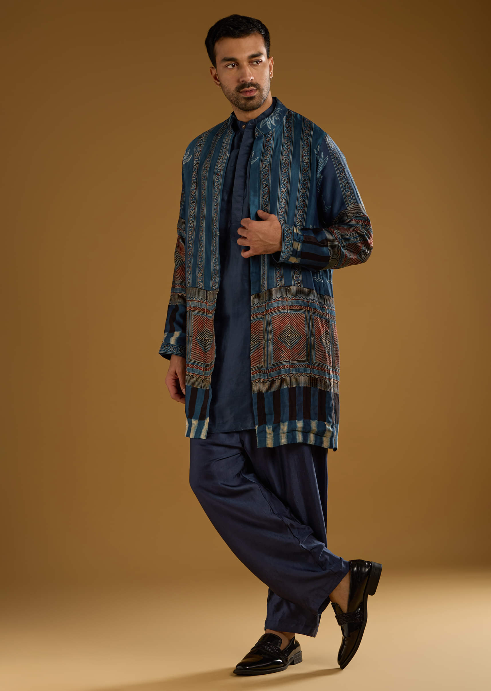 blue-modal-linen-kurta-jacket-set-for-men-with-hand-block-ajrakh-print-sg359342-1.jpg