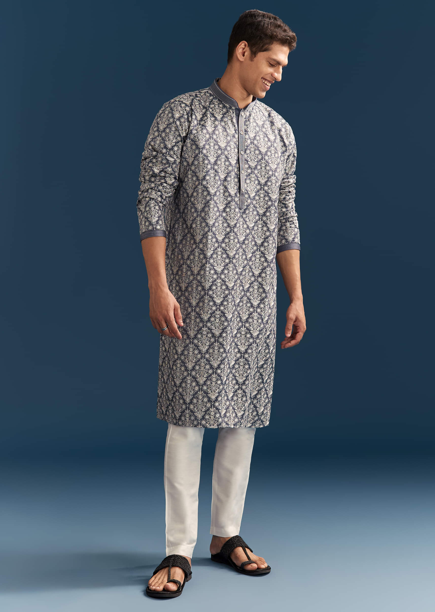 blue-silk-printed-kurta-set-for-men-with-thread-embroidery-sg329998-4.jpg