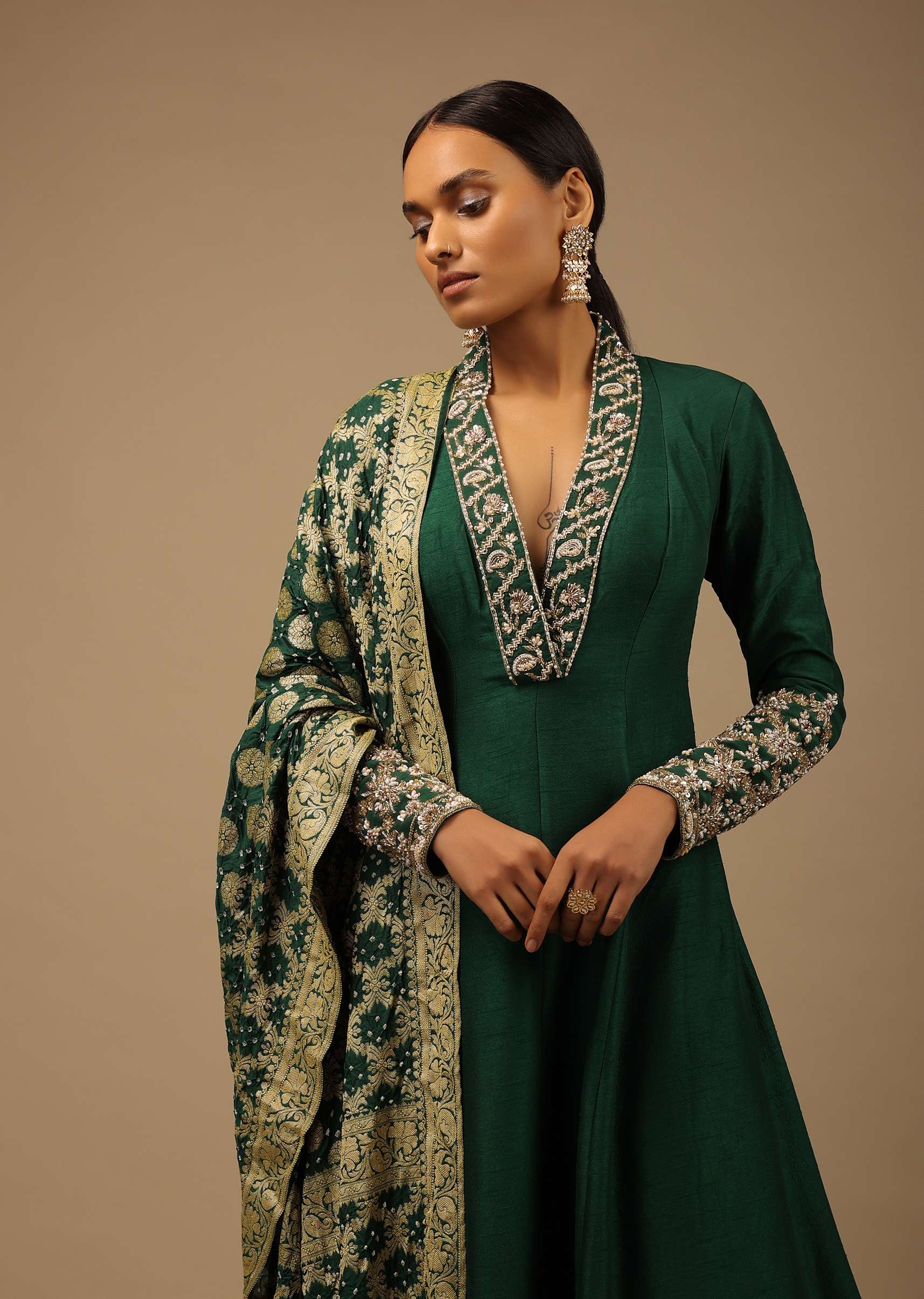 bottle_green_anarkali_suit_in_raw_silk_with_hand_embroidery_5_52356675-a4d4-43a9-8a28-a7fecbce413e.jpg