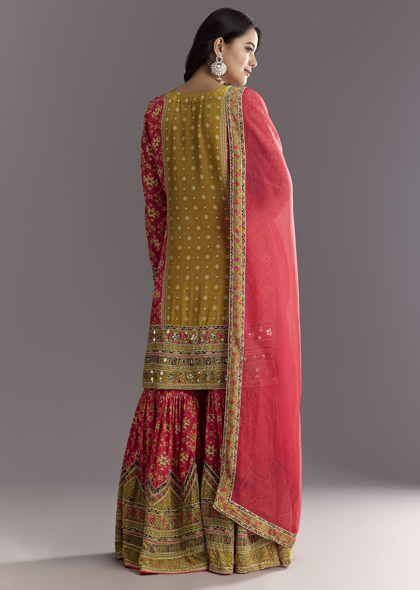 bright-coral-pink-printed-leather-patch-kurta-sharara-with-organza-dupatta-sg308969-5.jpg
