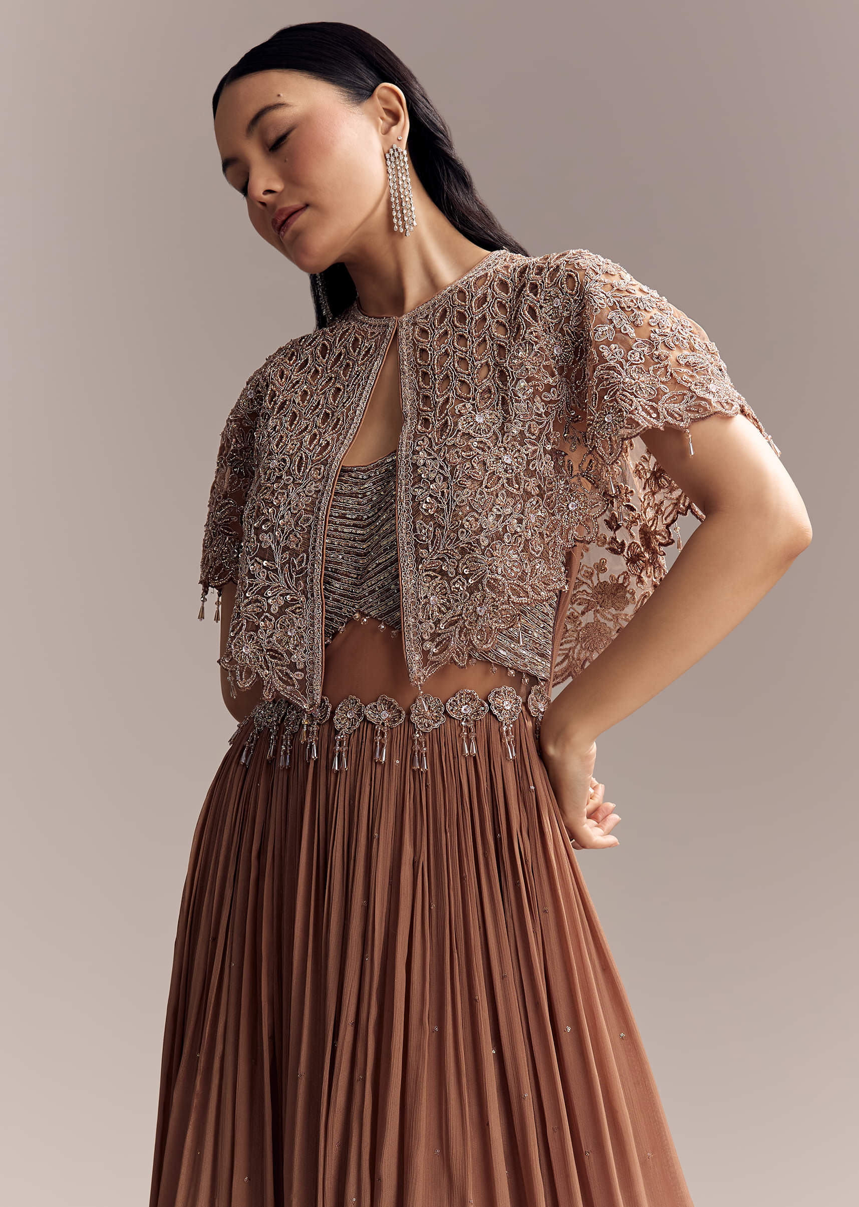 brown-chinon-contemporary-gown-with-embroidered-cape-sg350509-2.jpg