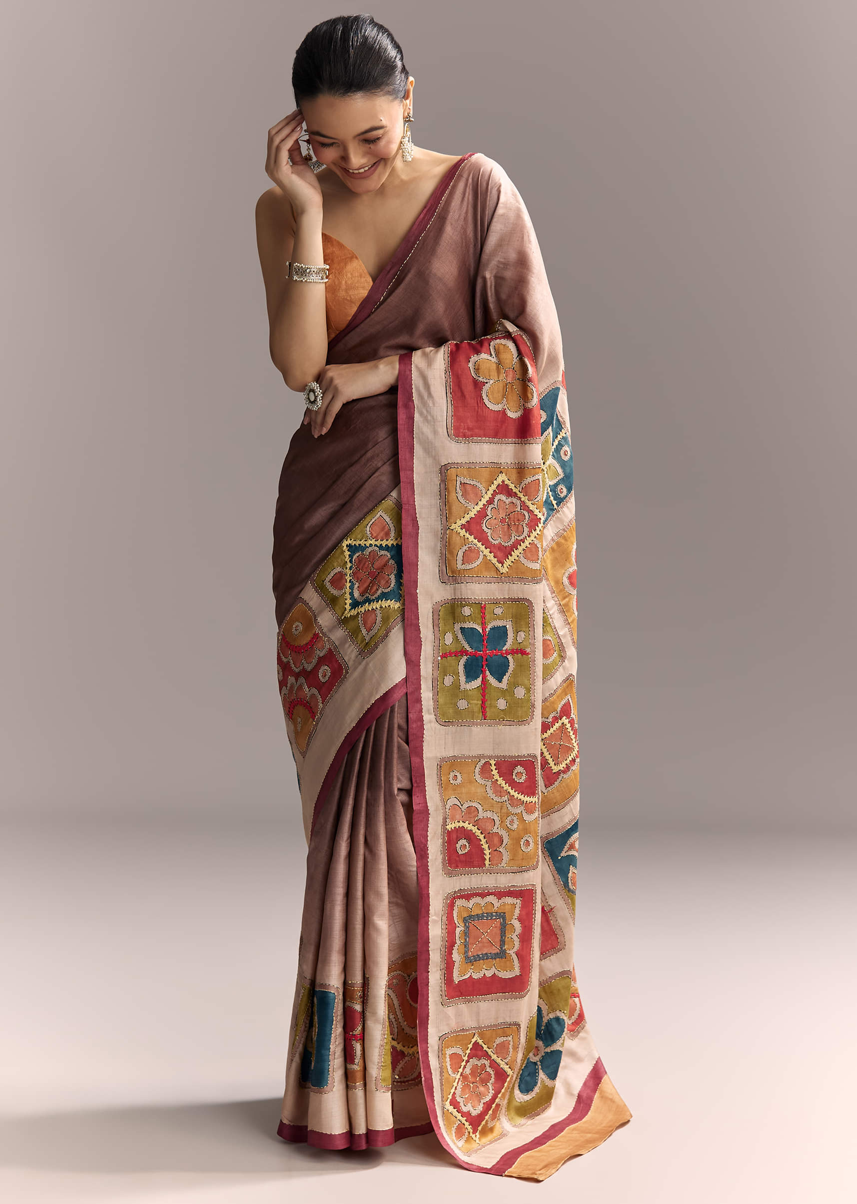 brown-cotton-hand-painted-saree-with-contrast-border-sg317792-1.jpg