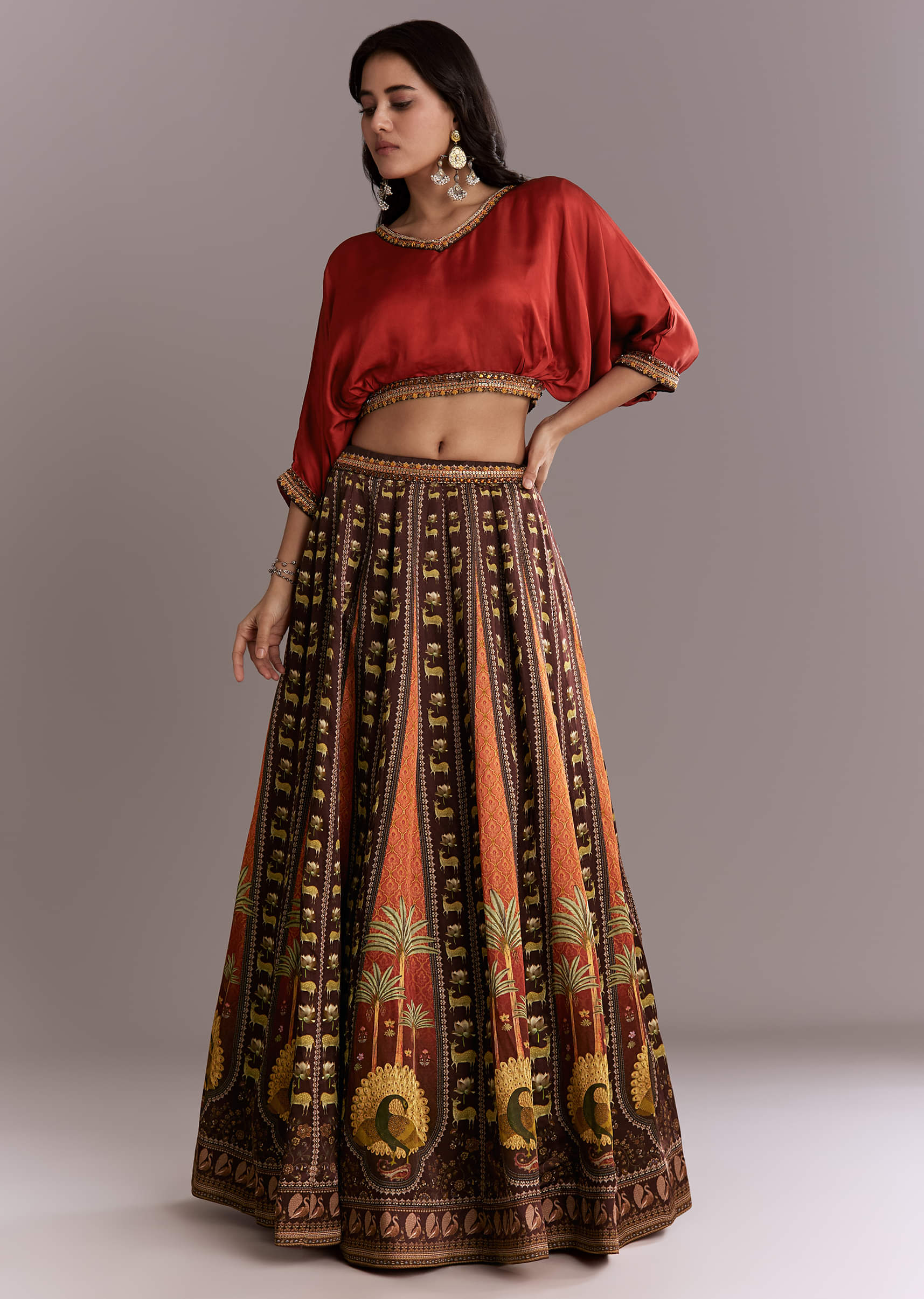 brown-crepe-crop-top-and-printed-skirt-set-sg354668-1.jpg