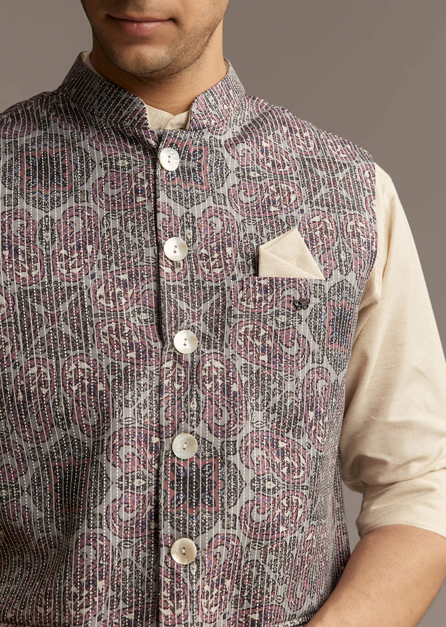 brown-linen-kurta-jacket-set-for-men-with-kantha-embroidery-sg322356-2.jpg