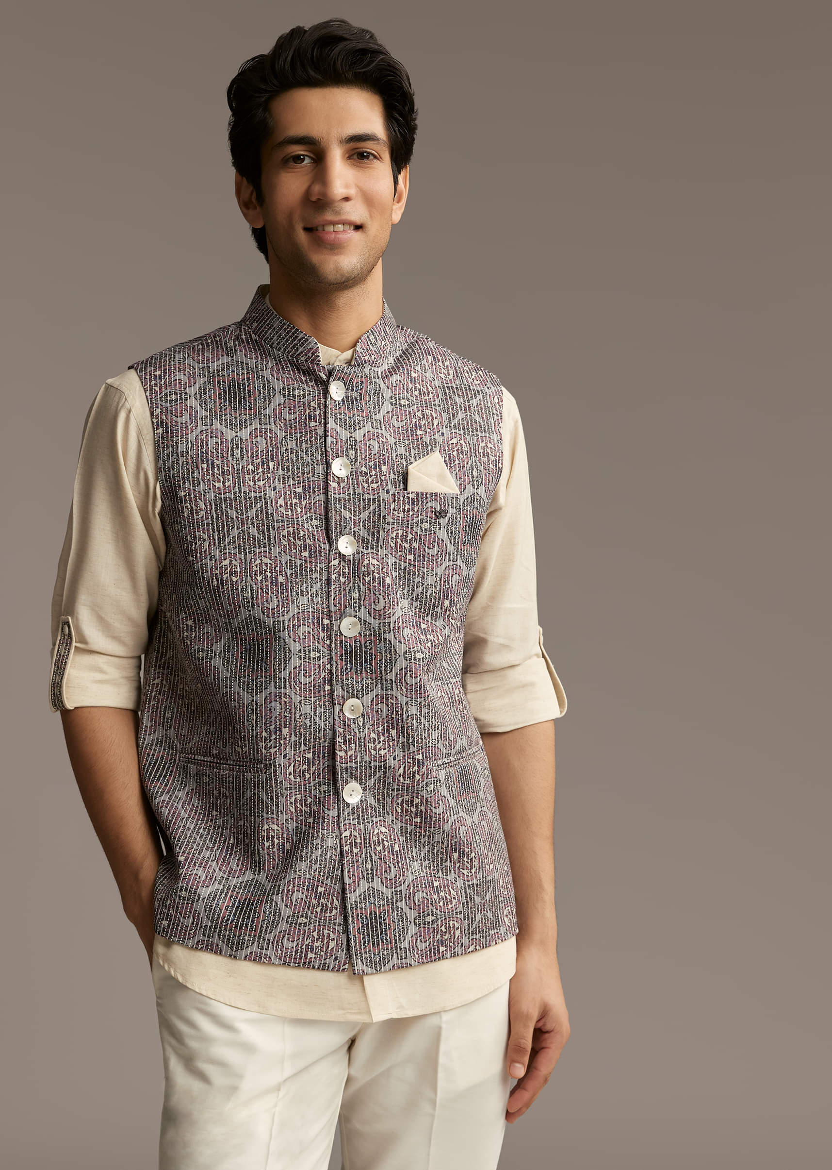 brown-linen-kurta-jacket-set-for-men-with-kantha-embroidery-sg322356-4.jpg