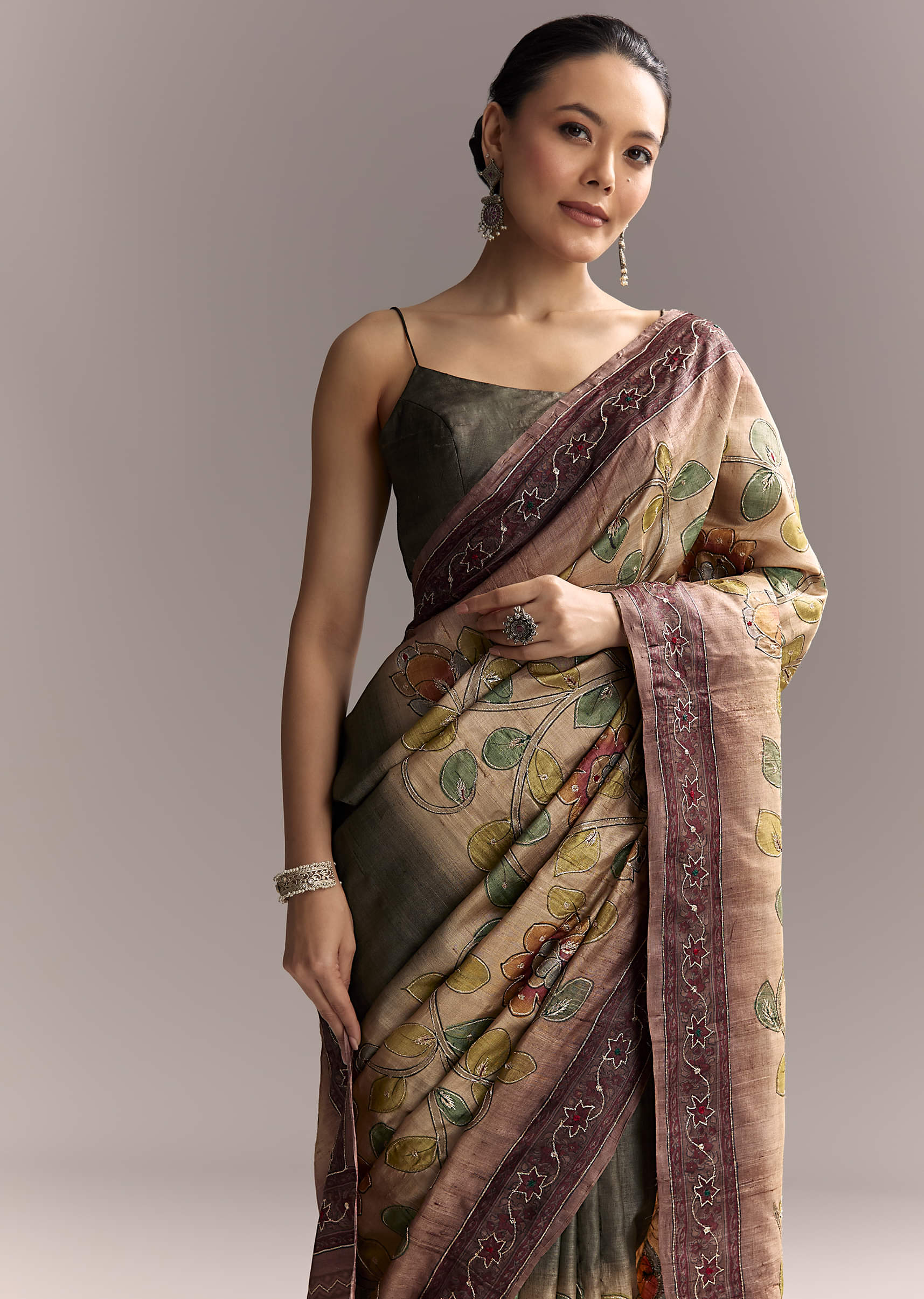 coffee-brown-cotton-hand-painted-saree-with-contrast-border-sg319347-5.jpg