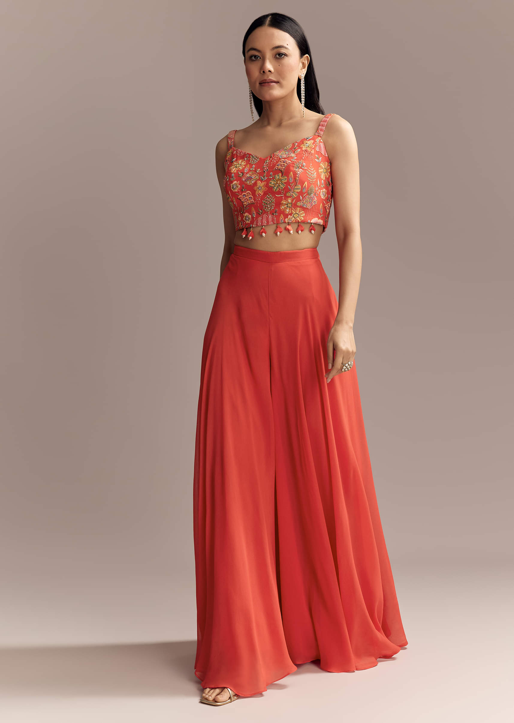 coral-georgette-crop-top-and-palazzo-set-with-embroidered-cape-sg338131-6.jpg