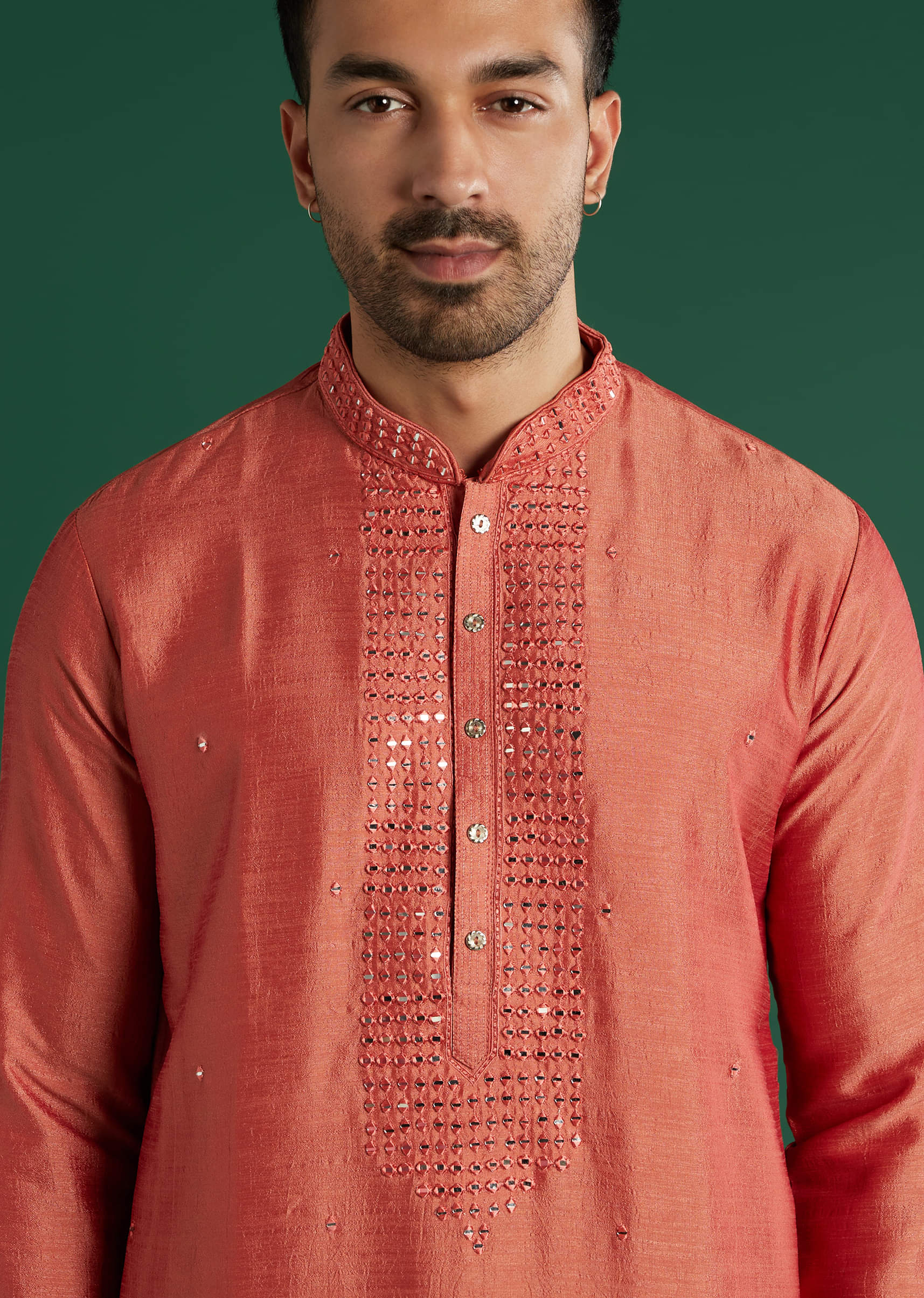 coral-silk-kurta-set-for-men-with-mirror-work-sg360028-2.jpg