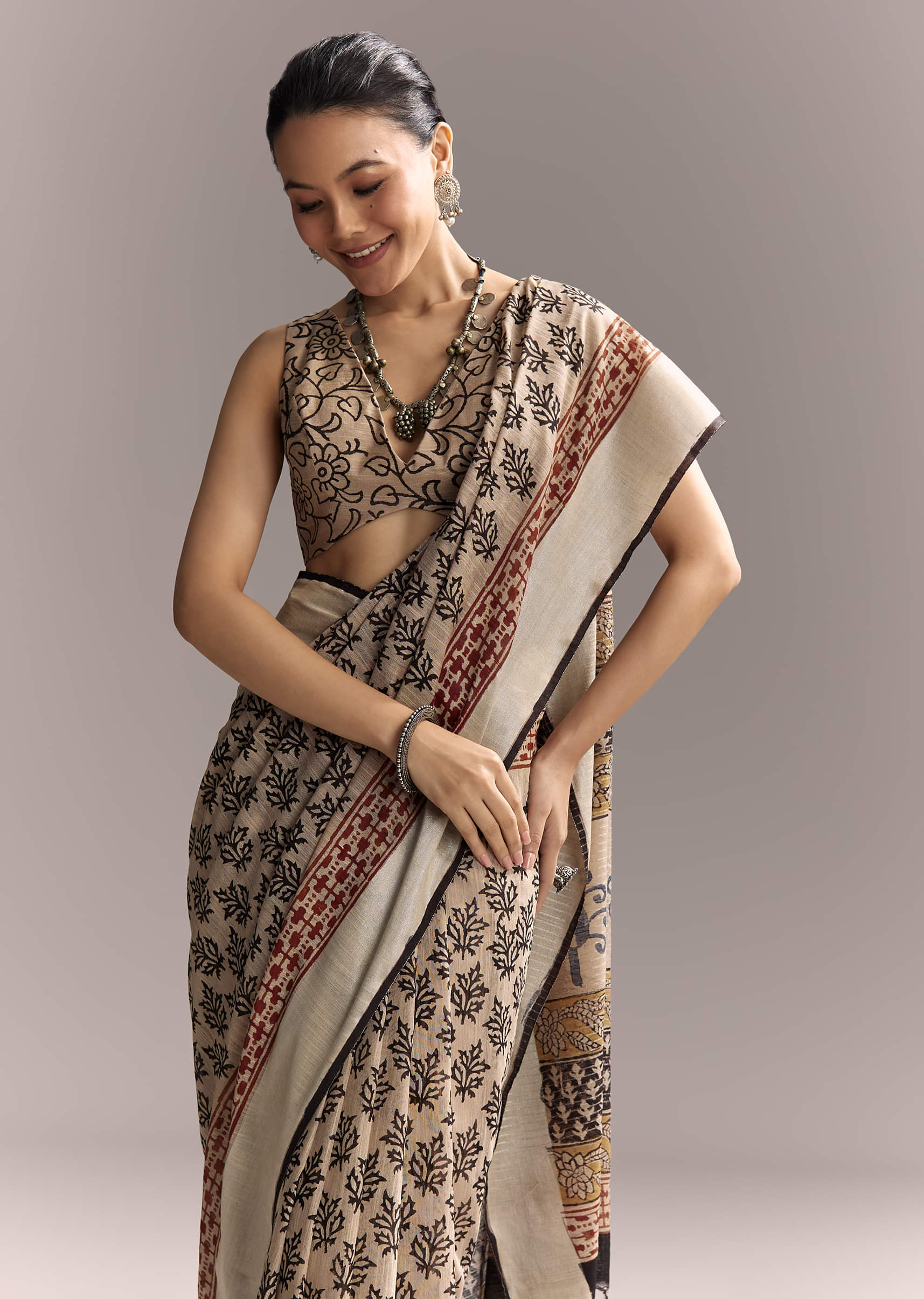 cream-linen-saree-with-black-hand-block-ajrakh-print-sg312205-1.jpg