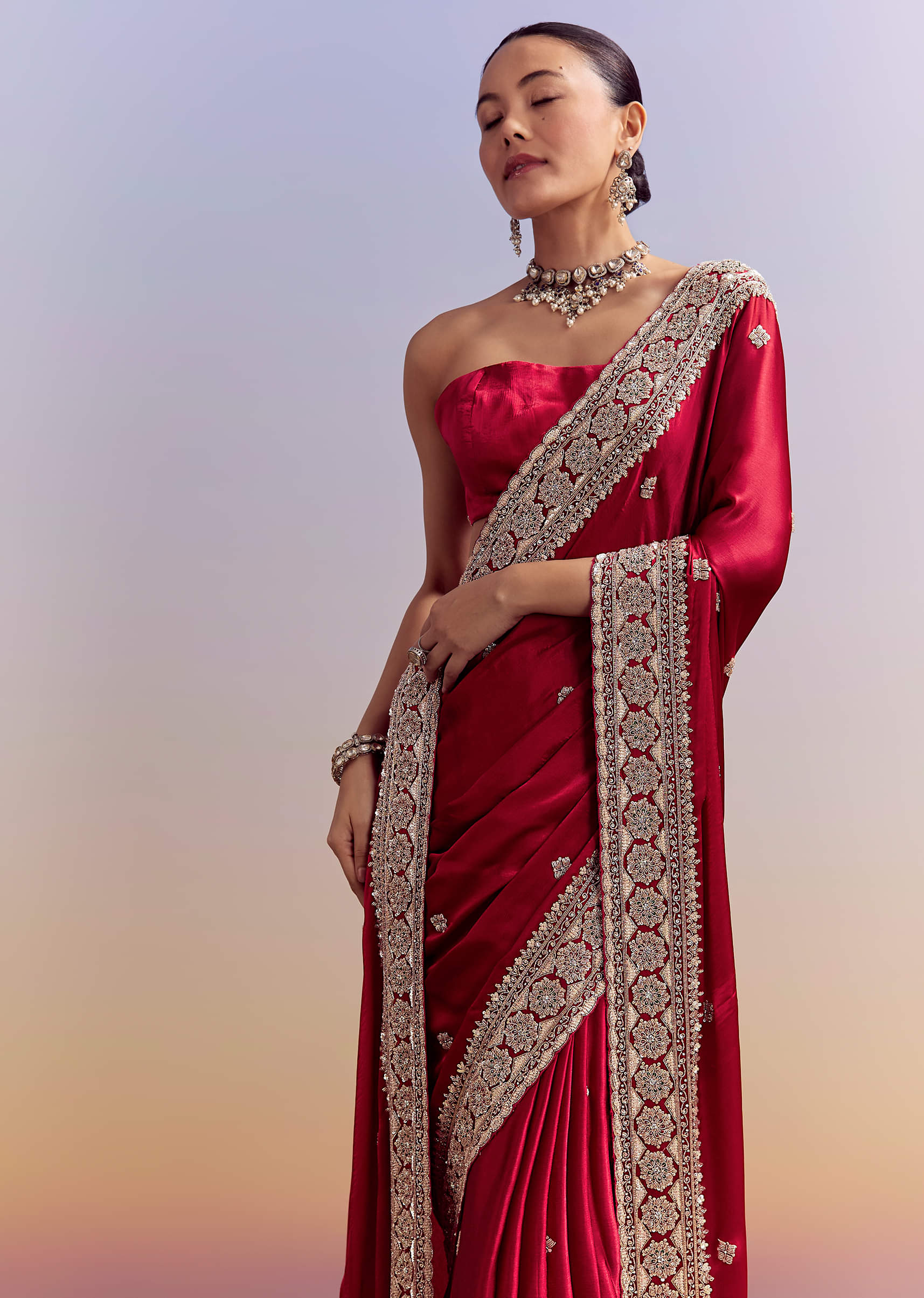 crimson-red-satin-saree-with-floral-border-and-butti-sg338627-5.jpg