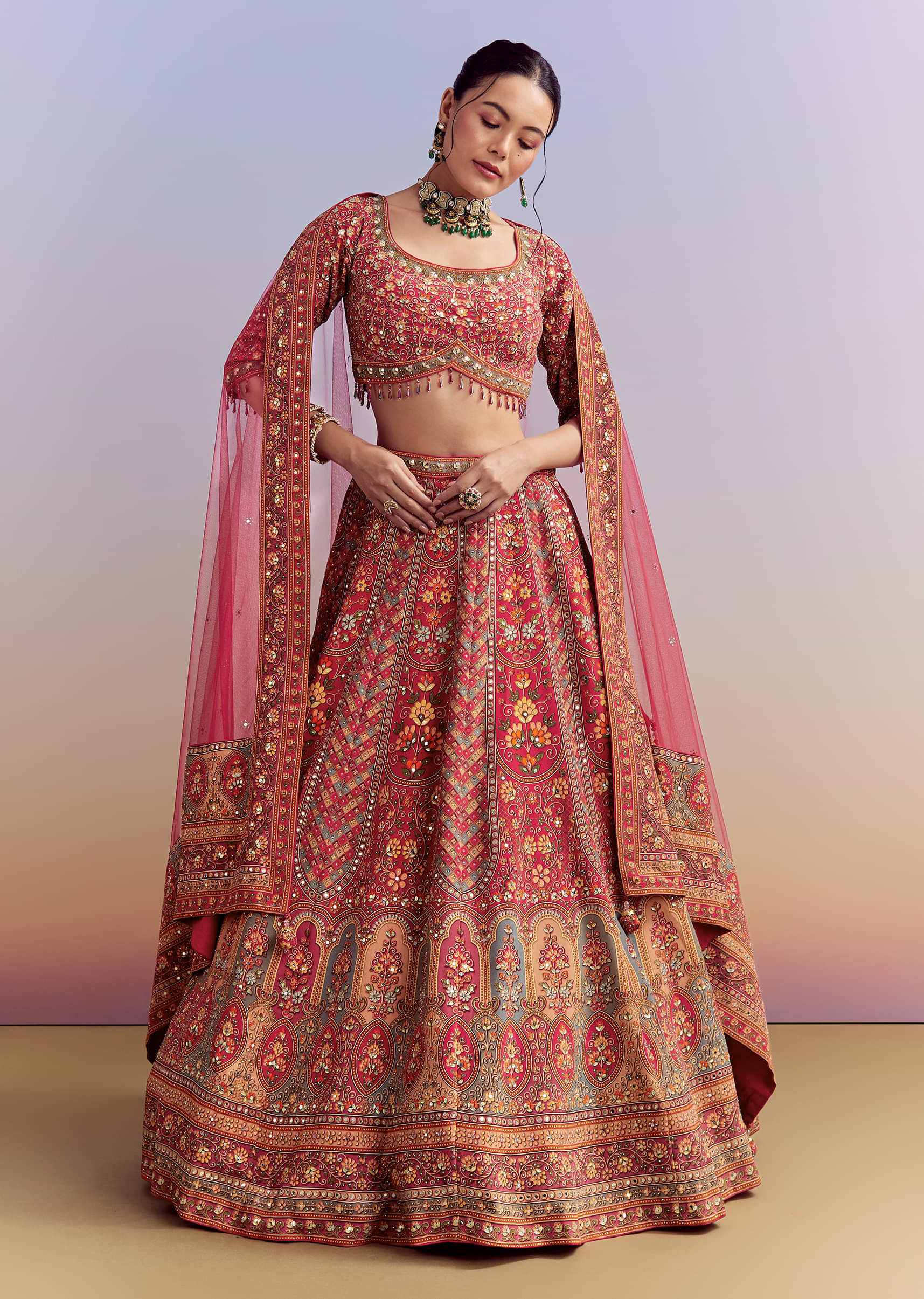 crimson_red_crepe_printed_bridesmaid_lehenga_with-sg345318-6_3.jpg