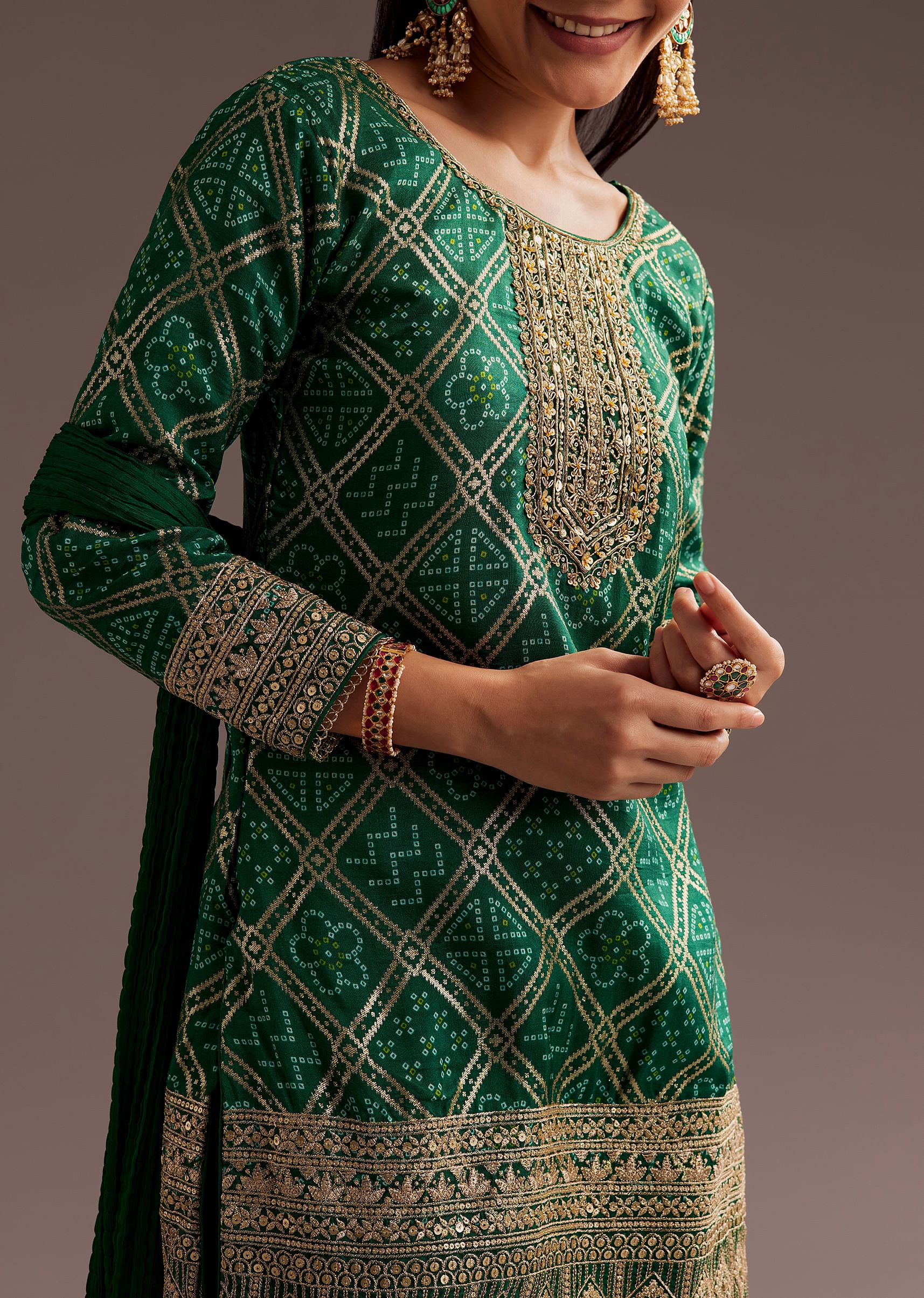 dark-green-bandhani-zardosi-kurta-sharara-dupatta-set-sg306327-2.jpg