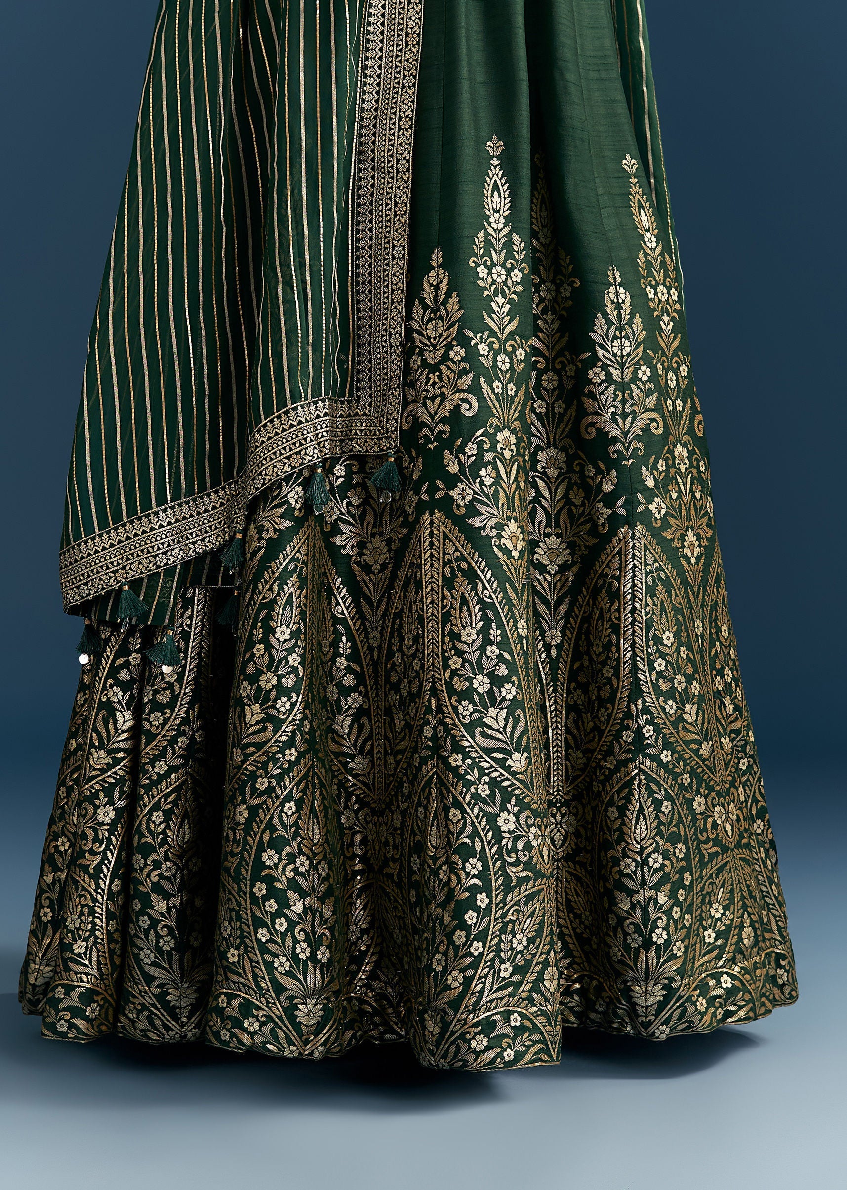 dark-green-jacquard-silk-anarkali-suit-with-festive-jacket-overlay-sg329620-2.jpg