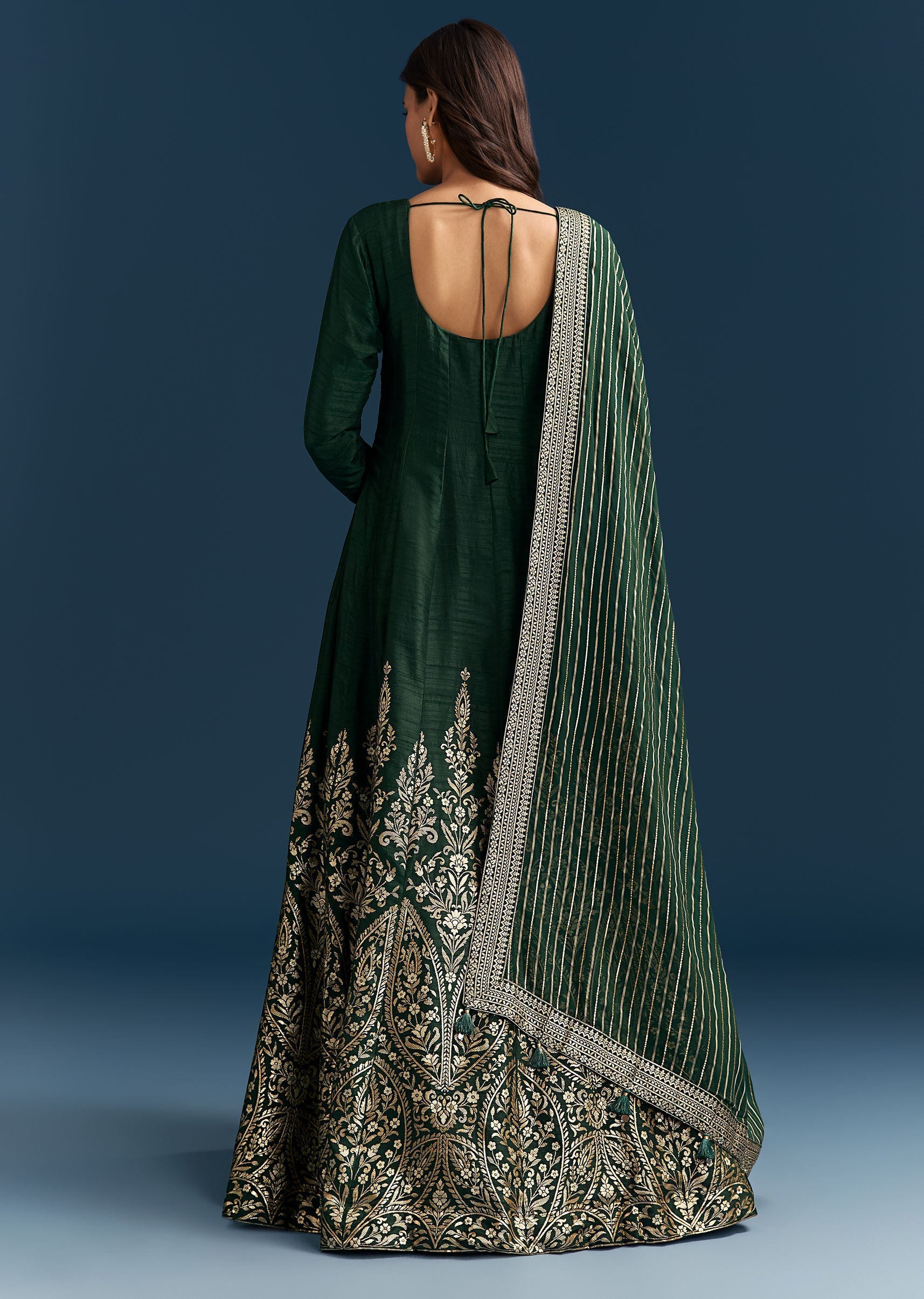 dark-green-jacquard-silk-anarkali-suit-with-festive-jacket-overlay-sg329620-5.jpg