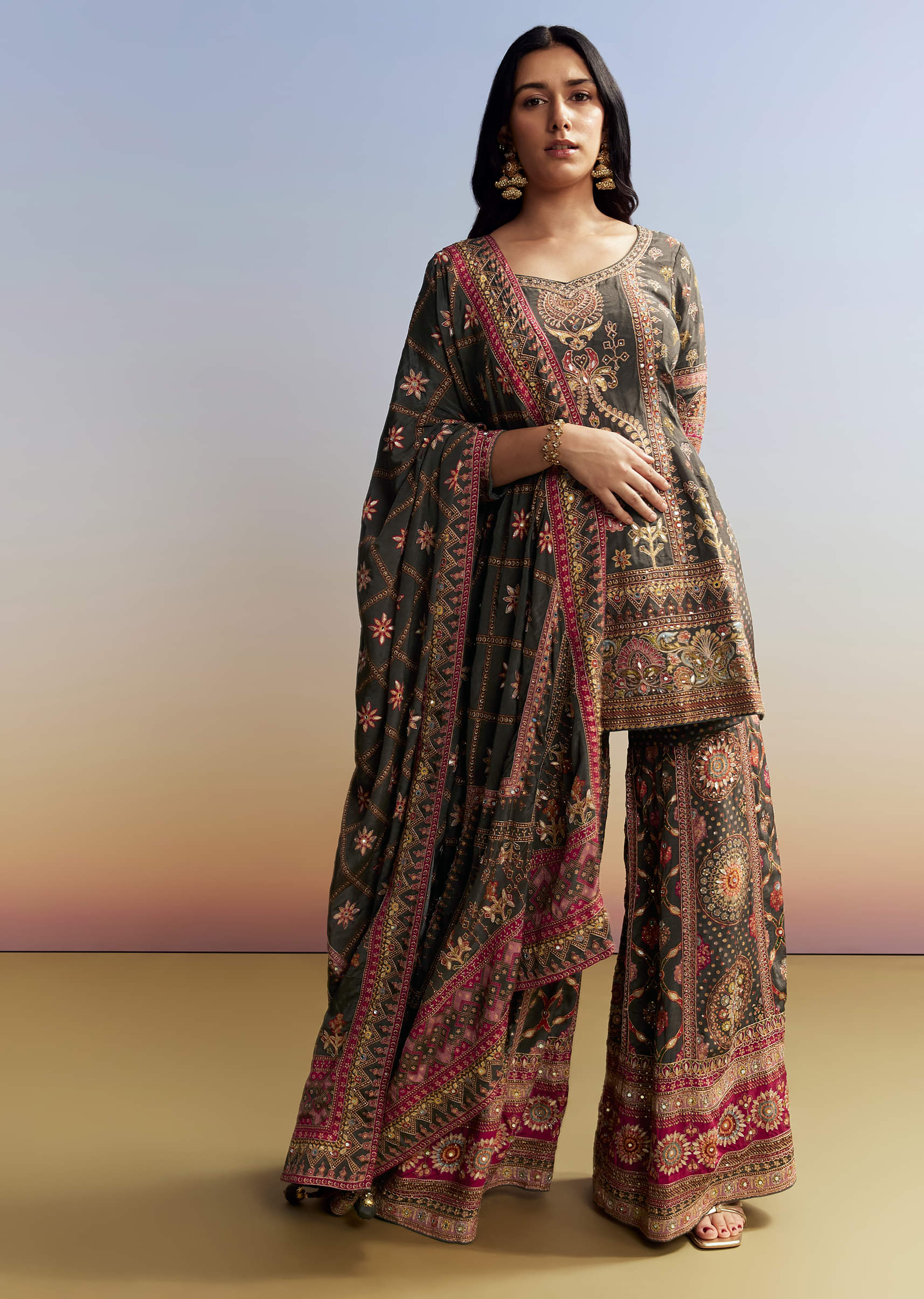 dark-green-printed-sharara-set-sg336341-3.jpg