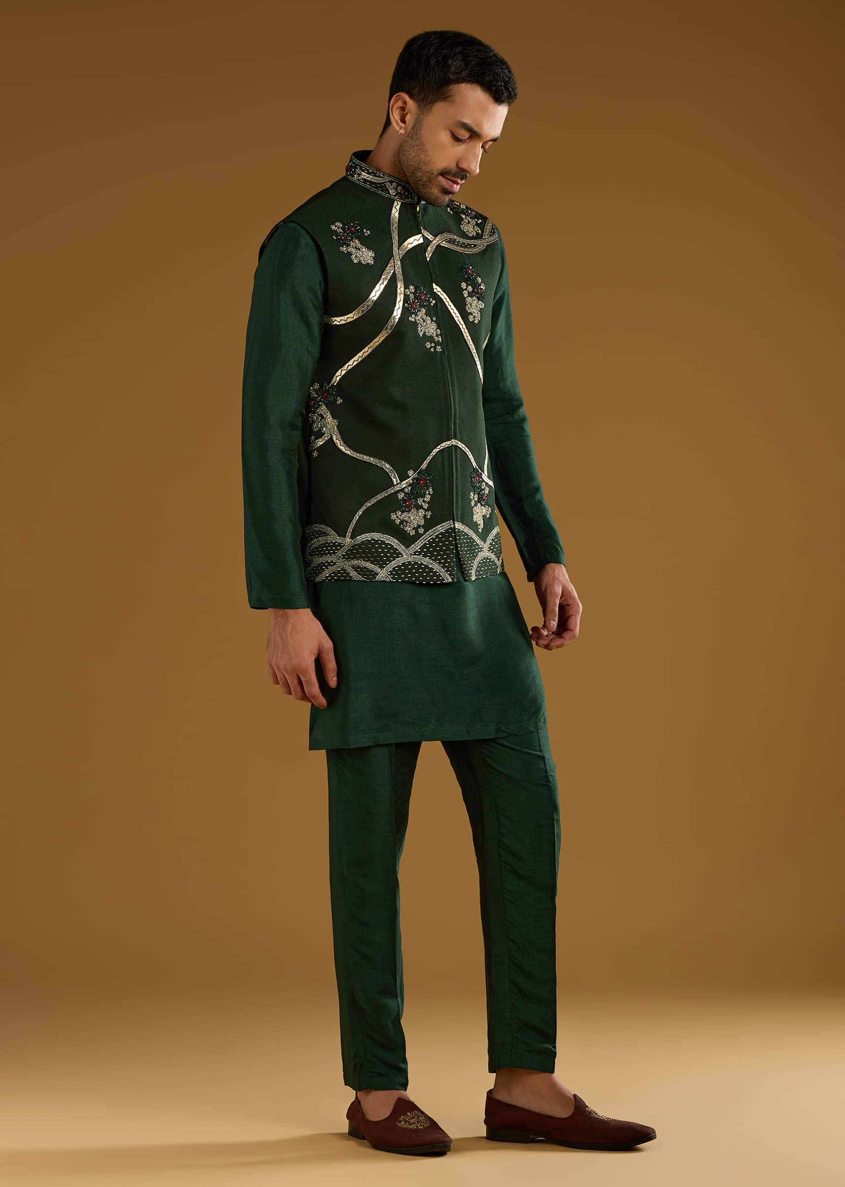 dark-green-silk-kurta-jacket-set-for-men-with-gota-work-sg335300-1.jpg