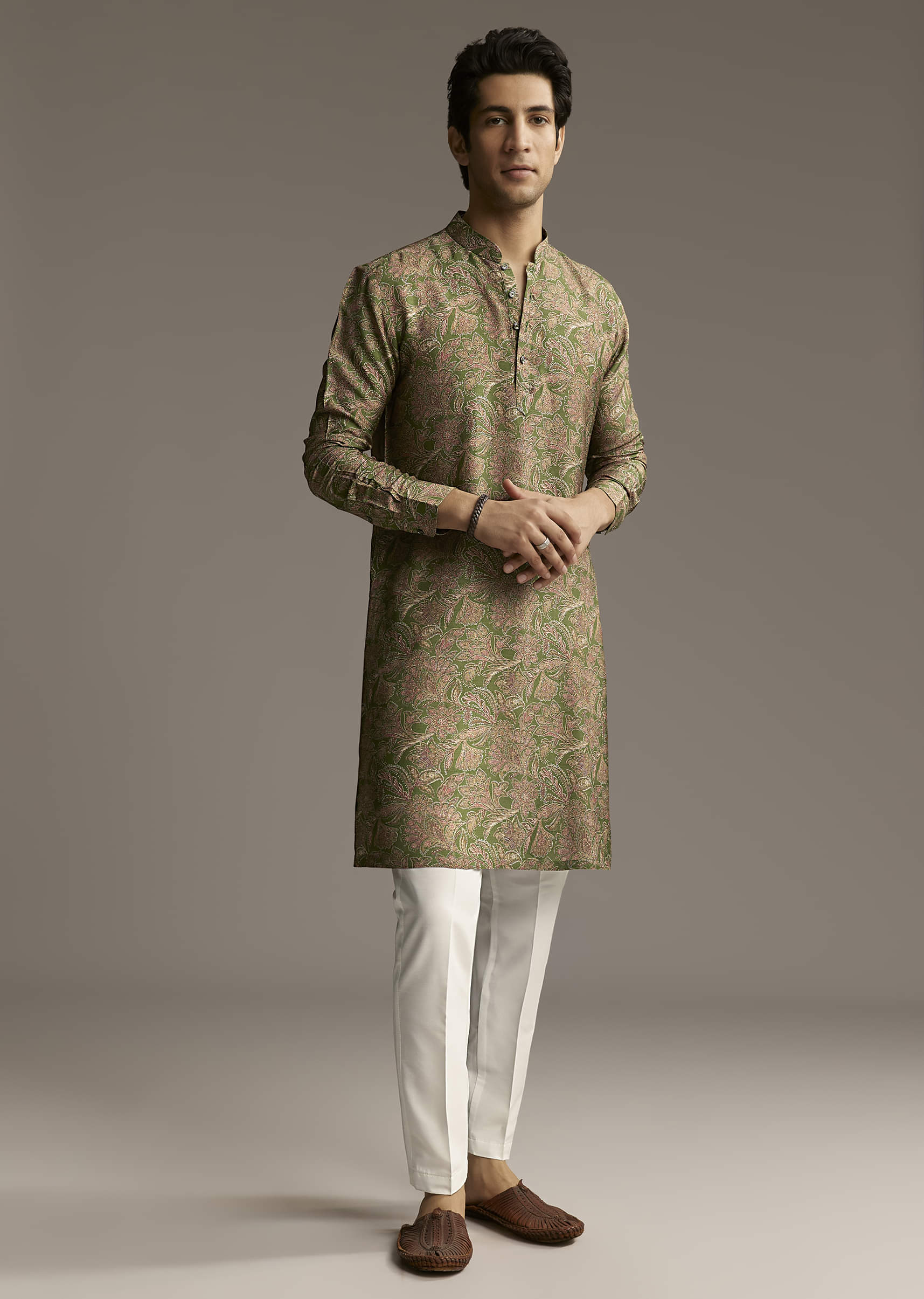 eathy-brown-silk-designer-kurta-for-men-with-subtle-floral-vine-print-sg322628-3.jpg