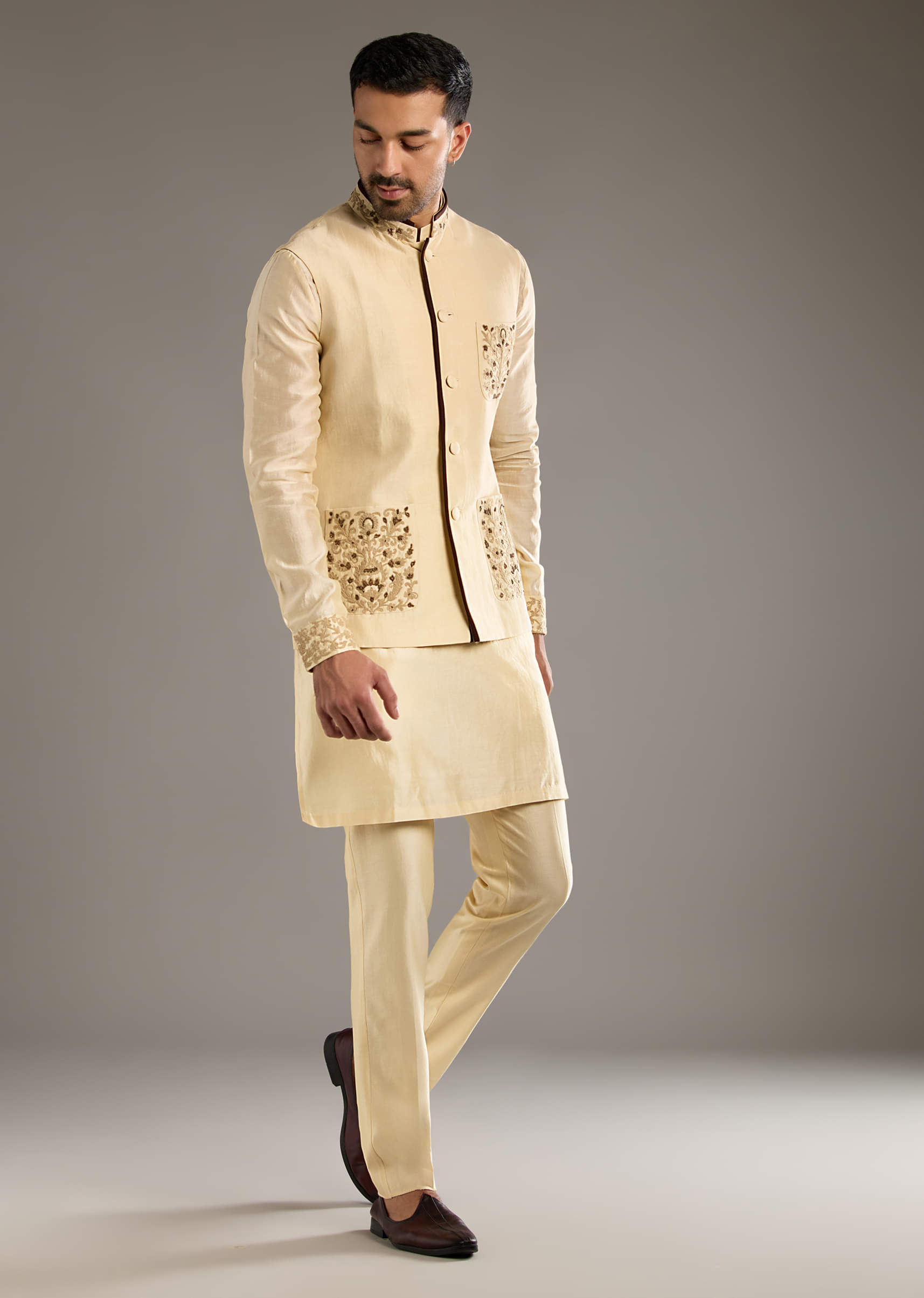 gold-chanderi-linen-kurta-jacket-set-for-men-with-dori-work-sg332404-3.jpg