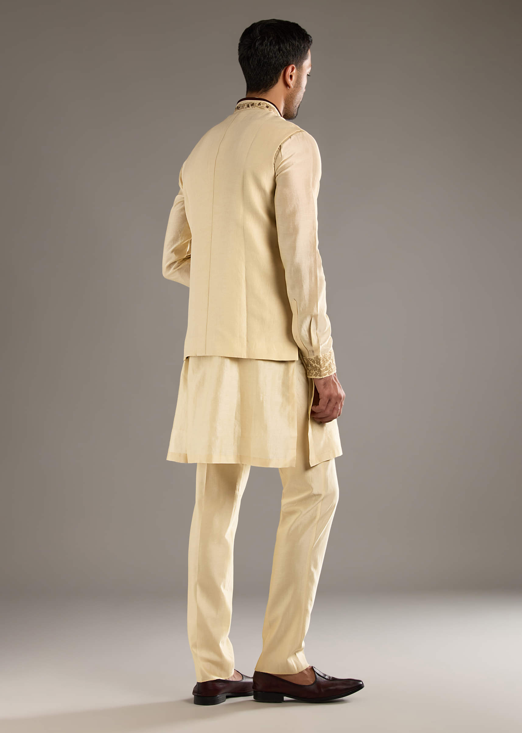 gold-chanderi-linen-kurta-jacket-set-for-men-with-dori-work-sg332404-5.jpg