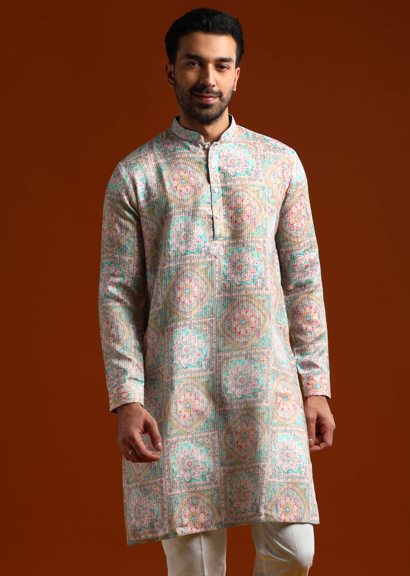 green-kurta-set-for-men-with-kantha-work-sg321612-4.jpg