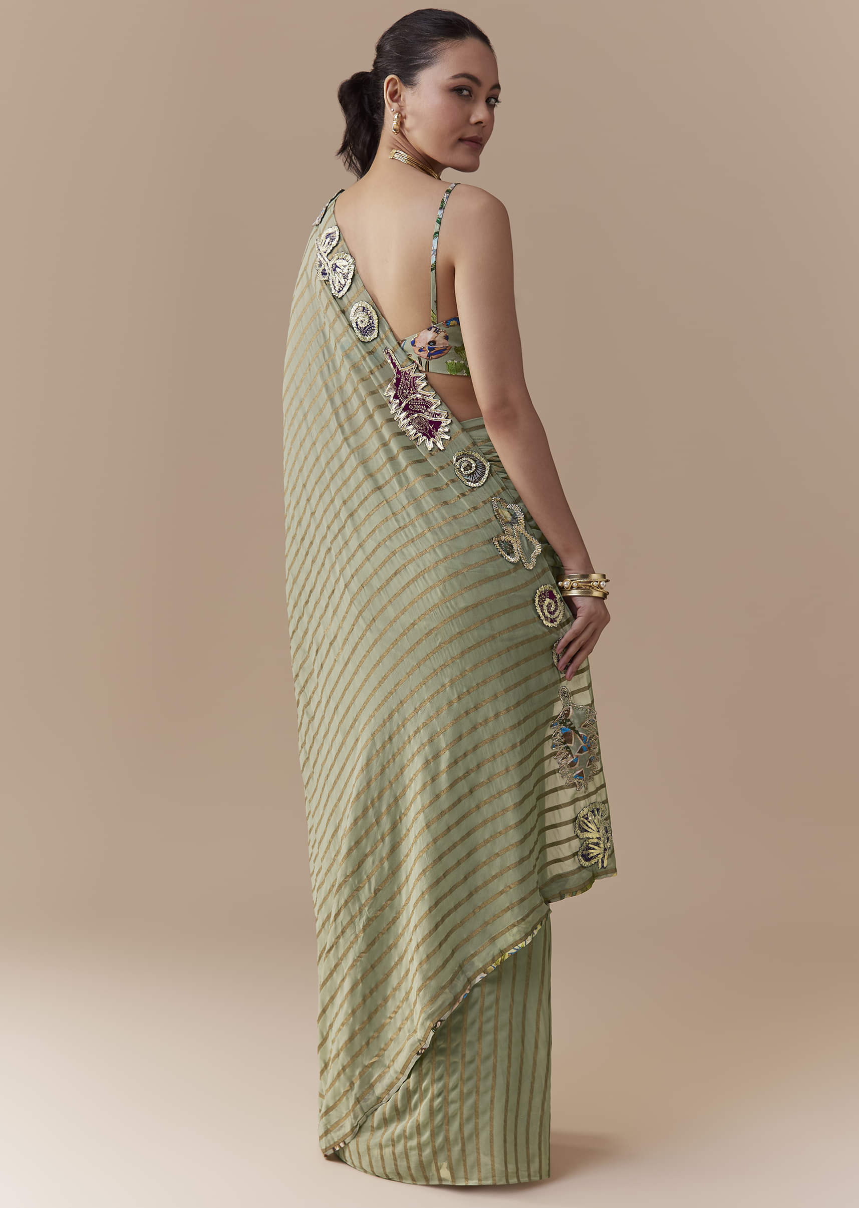 green-pre-pleated-printed-saree-with-gota-blouse-sg359785-5.jpg