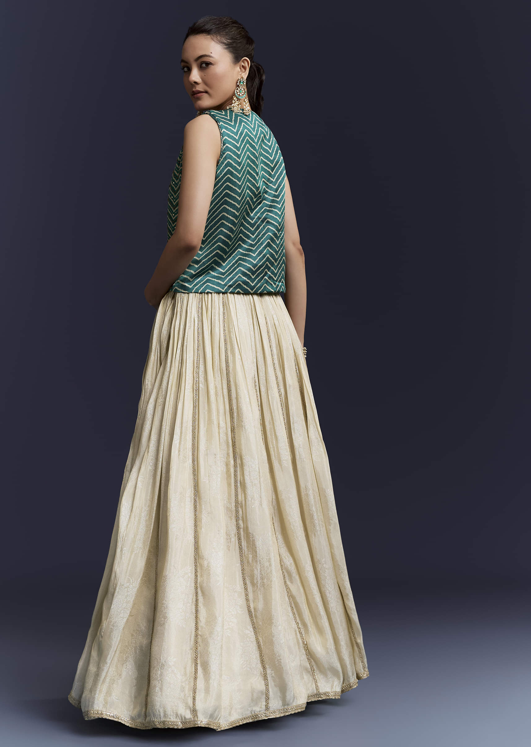 green-satin-festive-lehenga-with-hand-dyed-chevron-print-jacket-sg345035-2.jpg