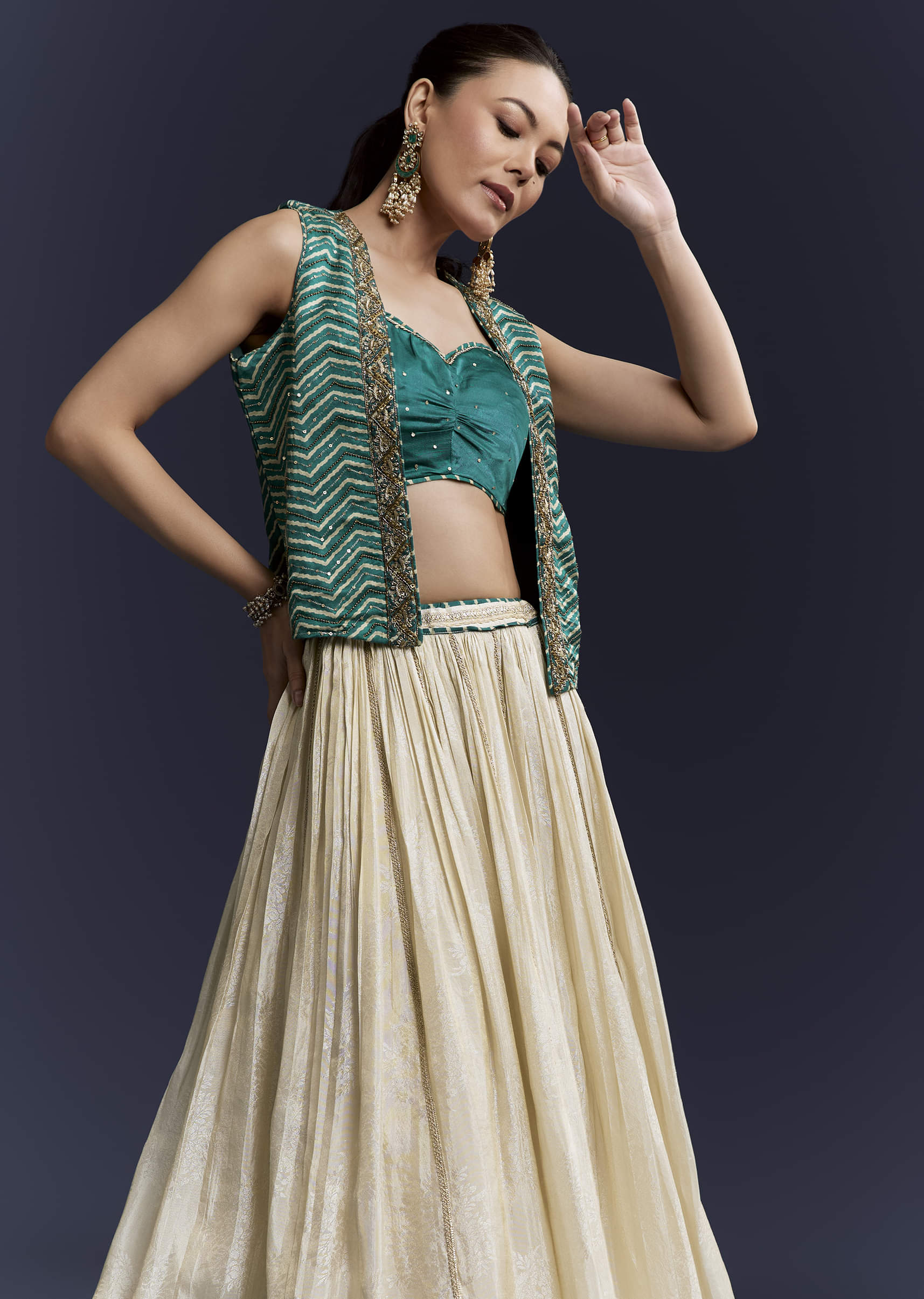 green-satin-festive-lehenga-with-hand-dyed-chevron-print-jacket-sg345035-5.jpg