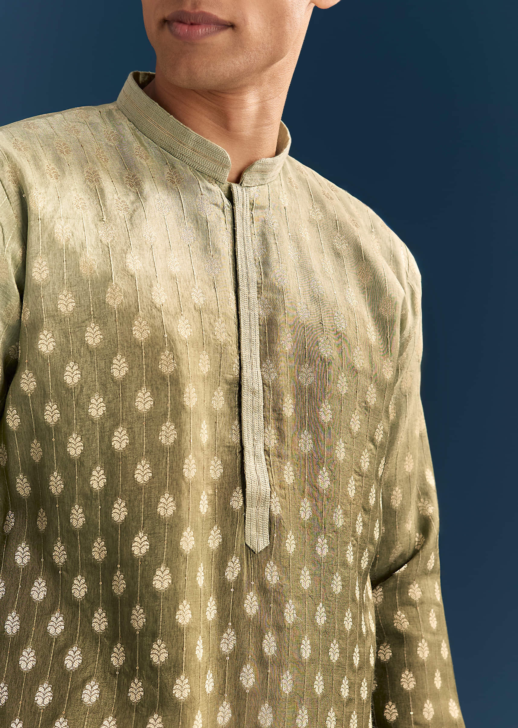 green-silk-foil-kurta-set-for-men-with-sequins-embroidery-sg330206-2.jpg