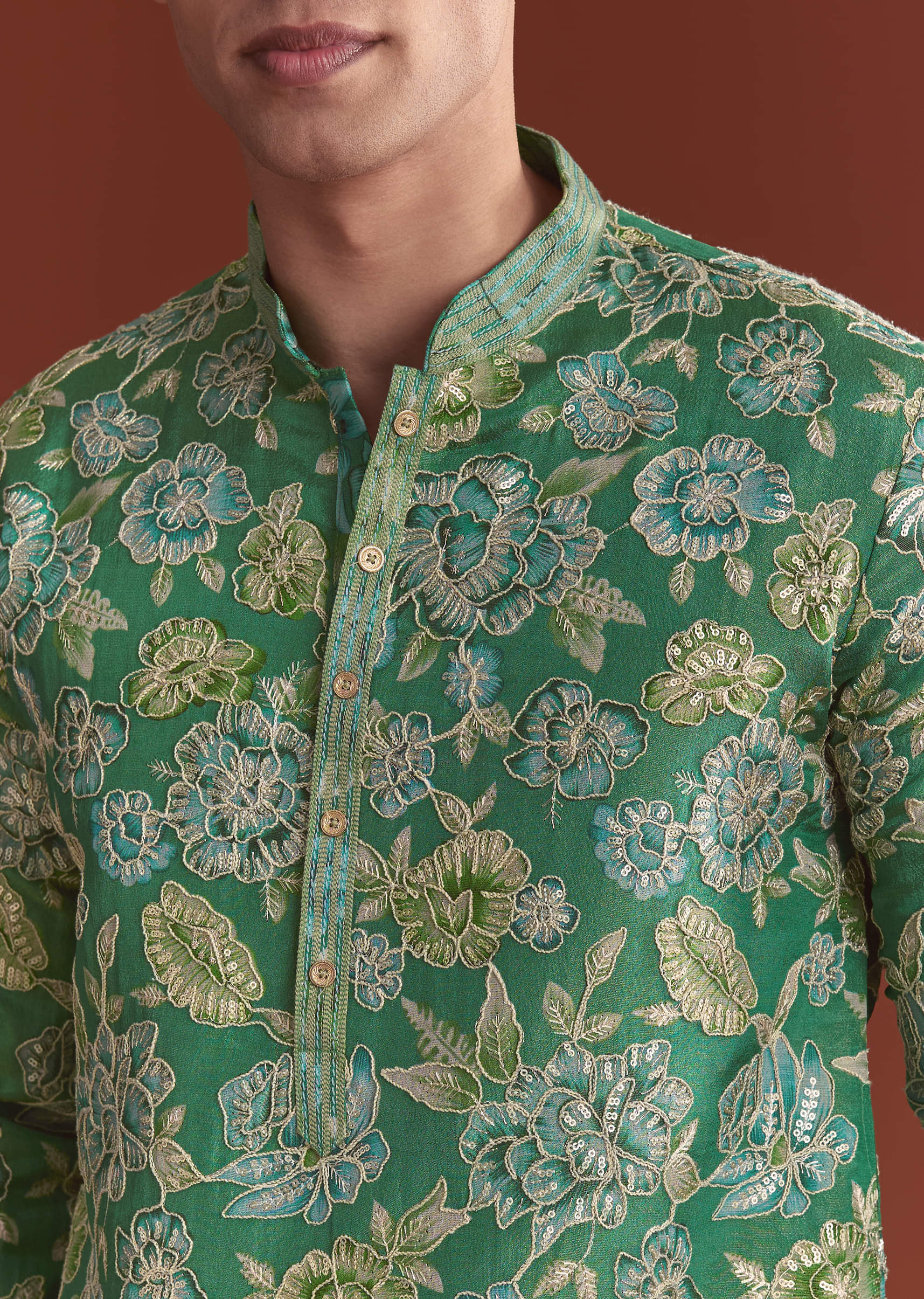 green-silk-kurta-set-for-men-with-floral-resham-work-sg356818-3.jpg