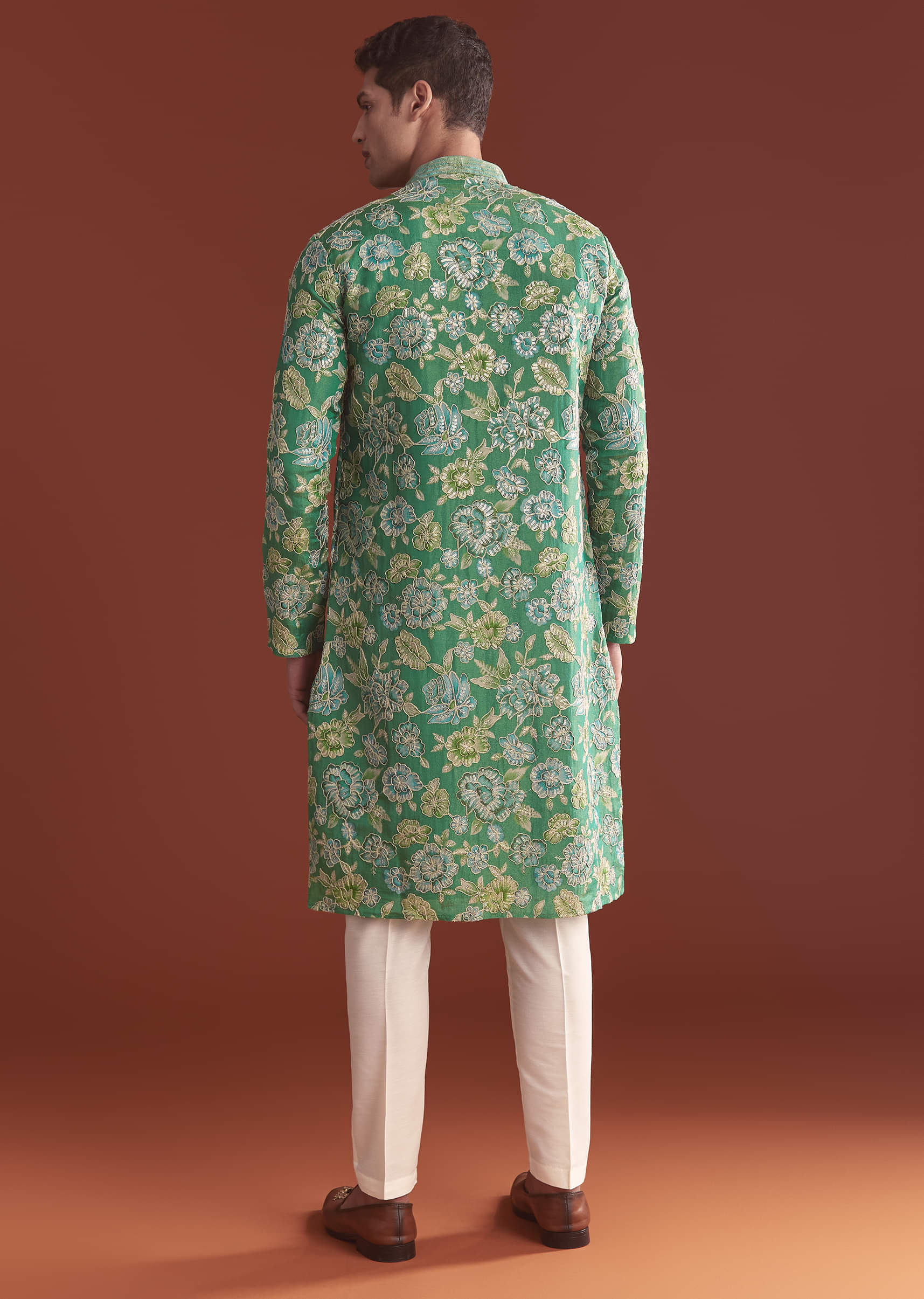 green-silk-kurta-set-for-men-with-floral-resham-work-sg356818-5.jpg