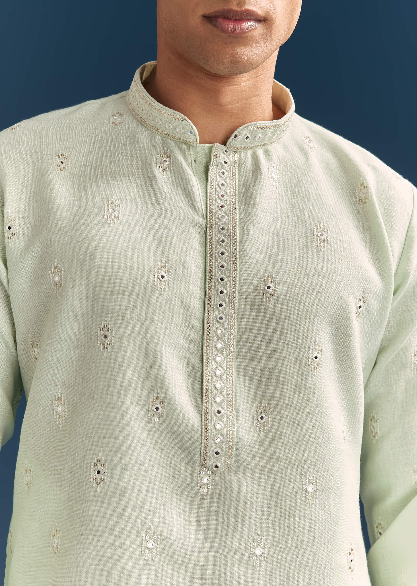 green-silk-kurta-set-for-men-with-mirror-embroidery-sg329982-2.jpg